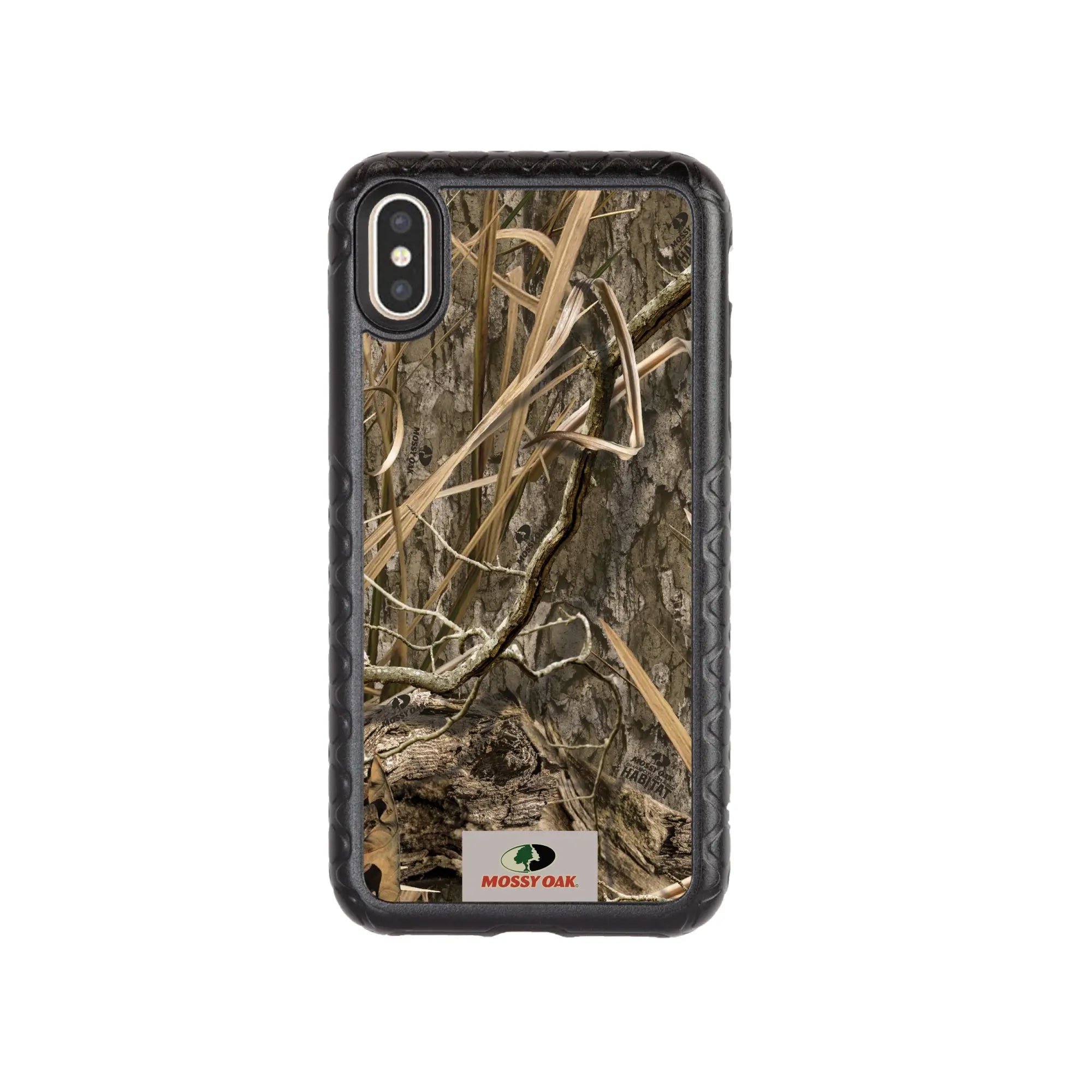 Mossy Oak Fortitude Series for Apple iPhone XS Max - Shadow Grass - Custom Case - OnyxBlack - cellhelmet