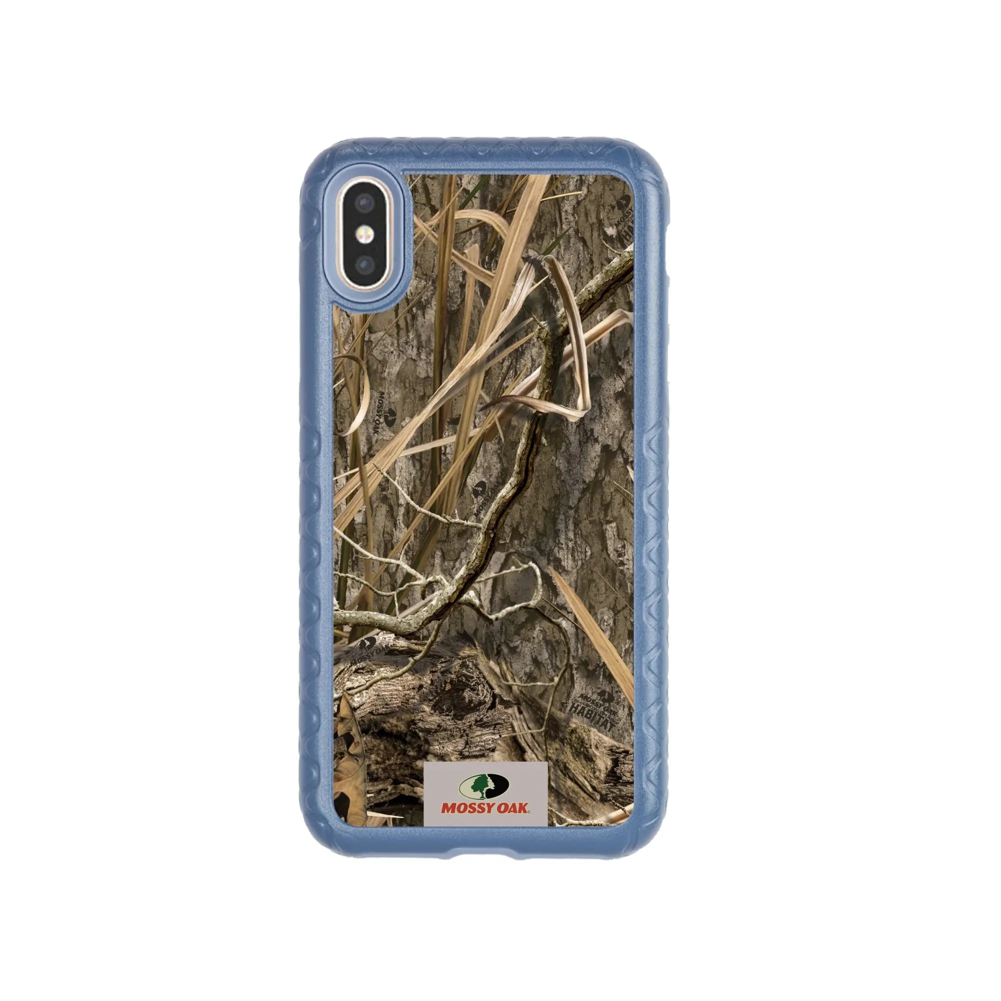 Mossy Oak Fortitude Series for Apple iPhone XS Max - Shadow Grass - Custom Case - SlateBlue - cellhelmet