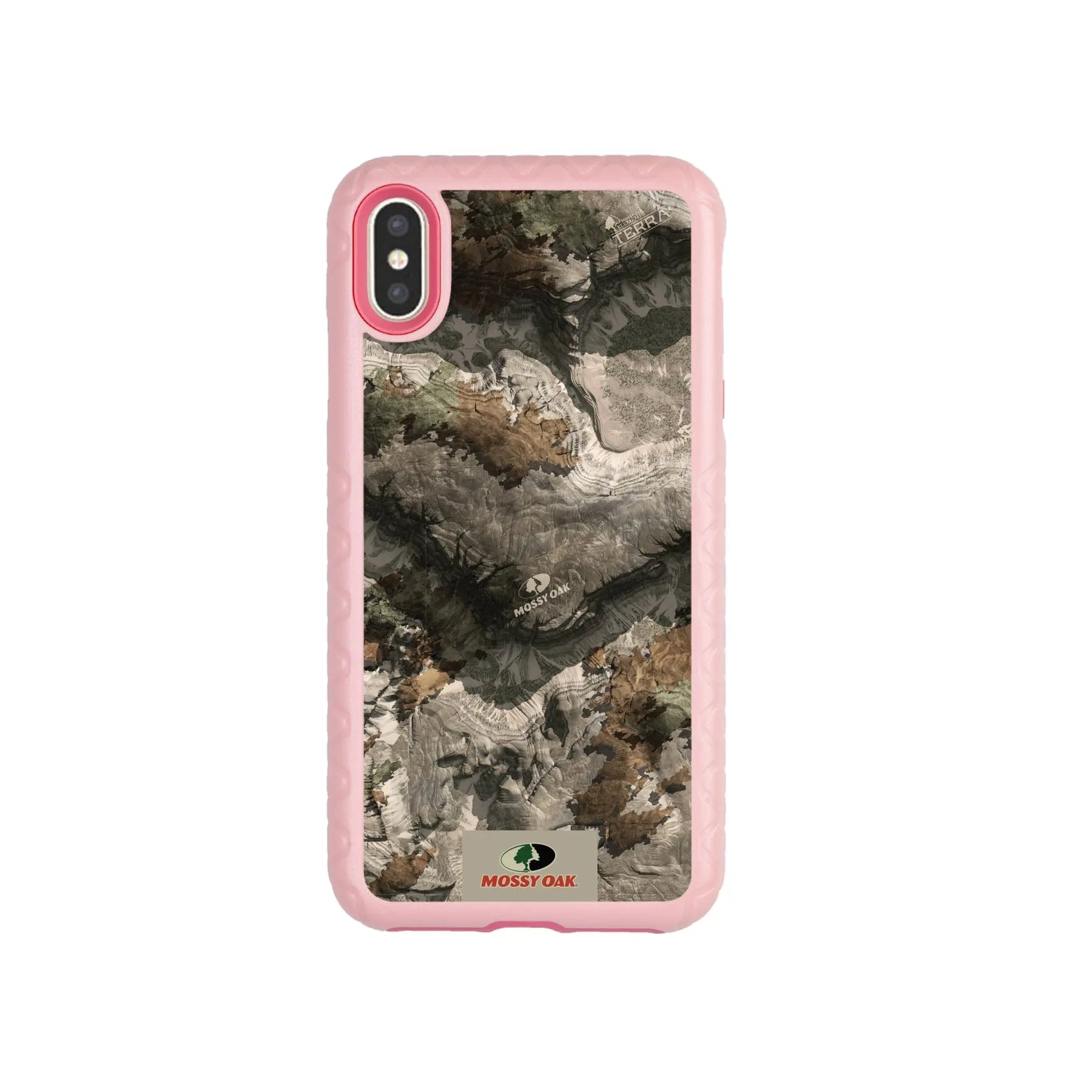 Mossy Oak Fortitude Series for Apple iPhone XS Max - Terra Gila - Custom Case - PinkMagnolia - cellhelmet