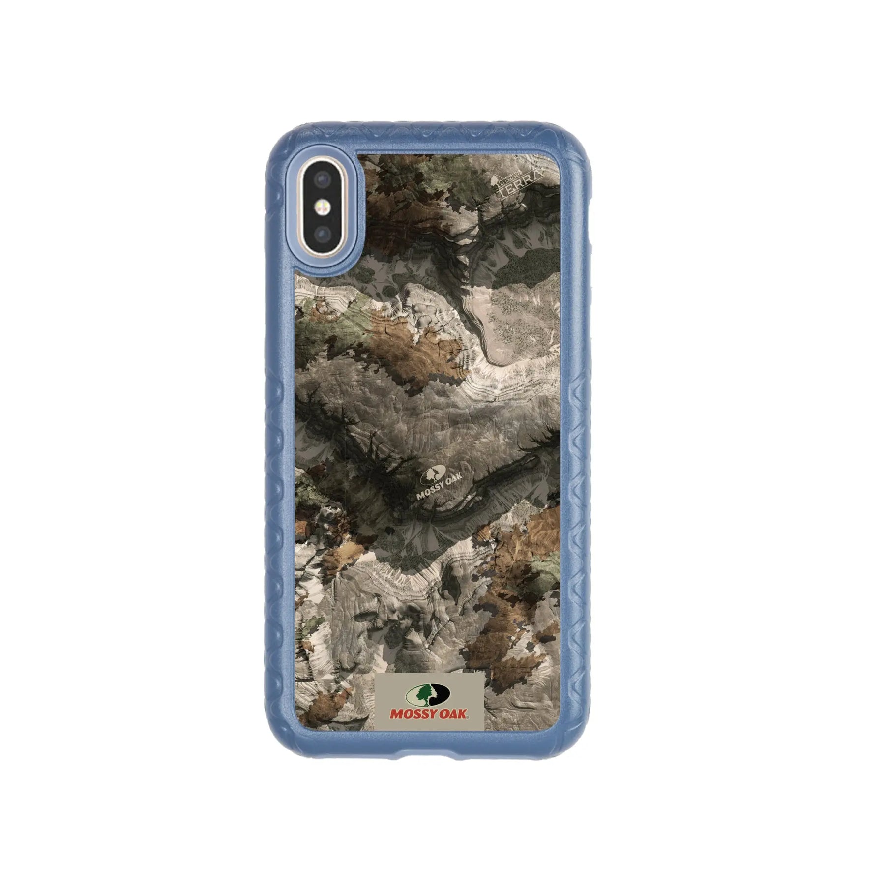 Mossy Oak Fortitude Series for Apple iPhone XS Max - Terra Gila - Custom Case - SlateBlue - cellhelmet
