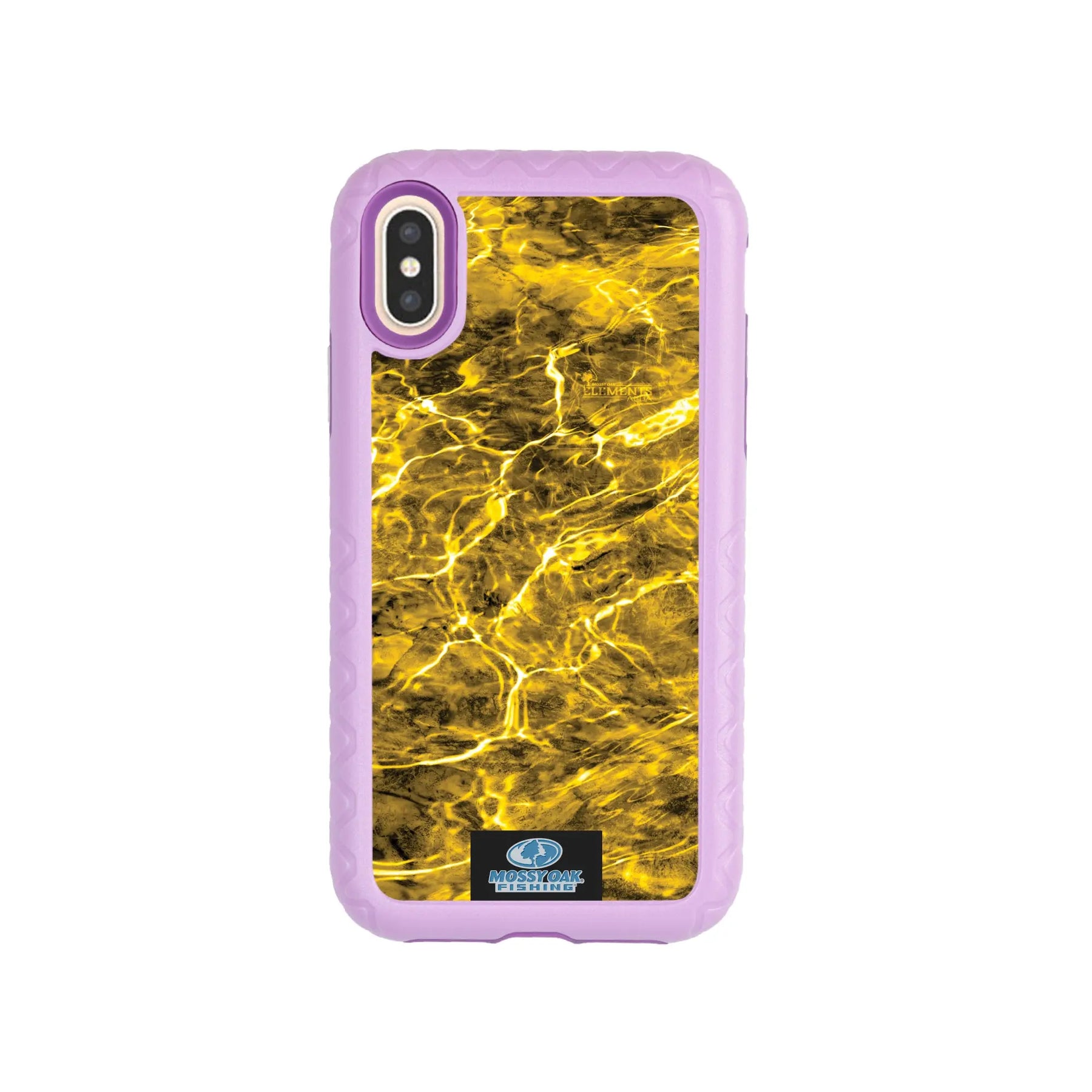Mossy Oak Fortitude Series for Apple iPhone XS/X - Agua Yellowfin - Custom Case - SlateBlue - cellhelmet