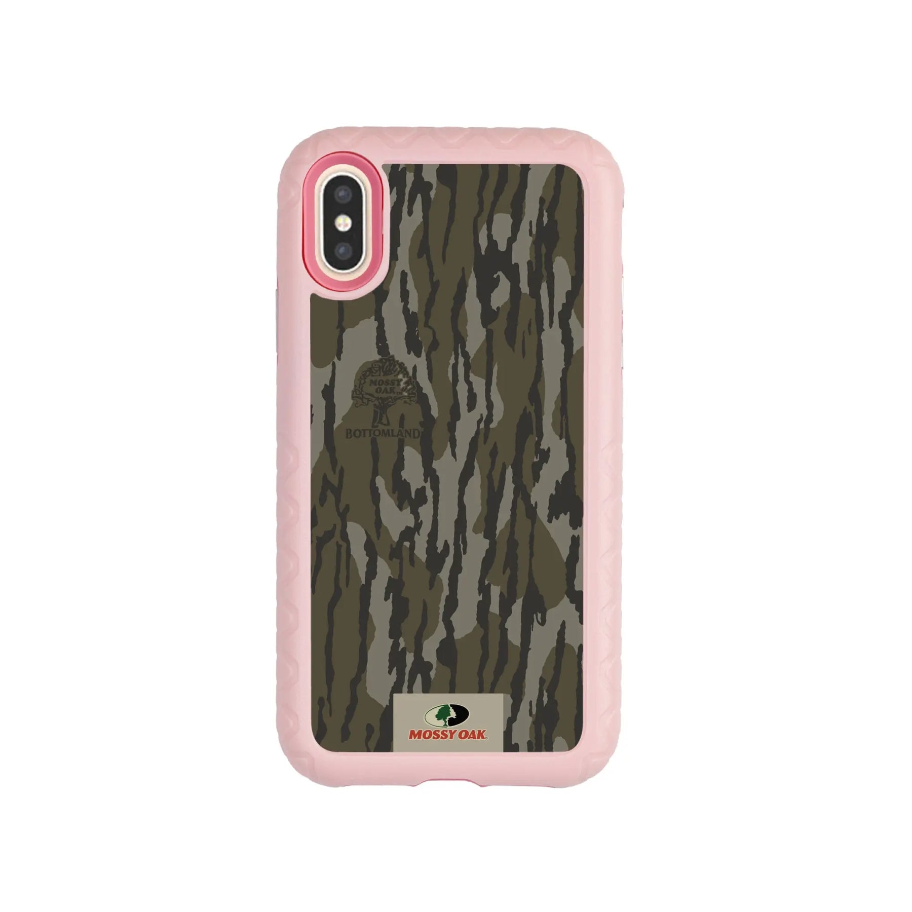 Mossy Oak Fortitude Series for Apple iPhone XS/X - Bottomland Orig - Custom Case - PinkMagnolia - cellhelmet