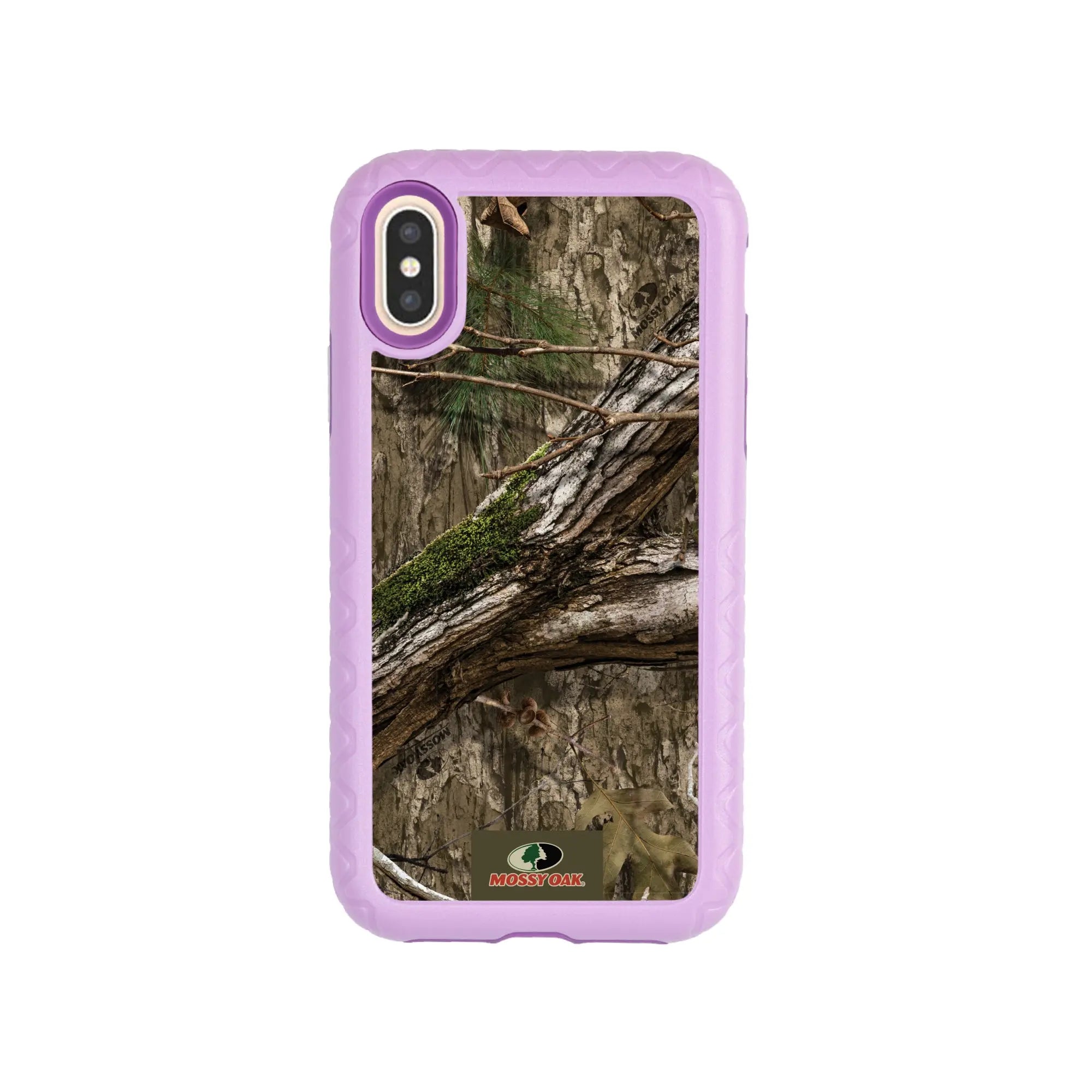 Mossy Oak Fortitude Series for Apple iPhone XS/X - Country DNA - Custom Case - LilacBlossomPurple - cellhelmet