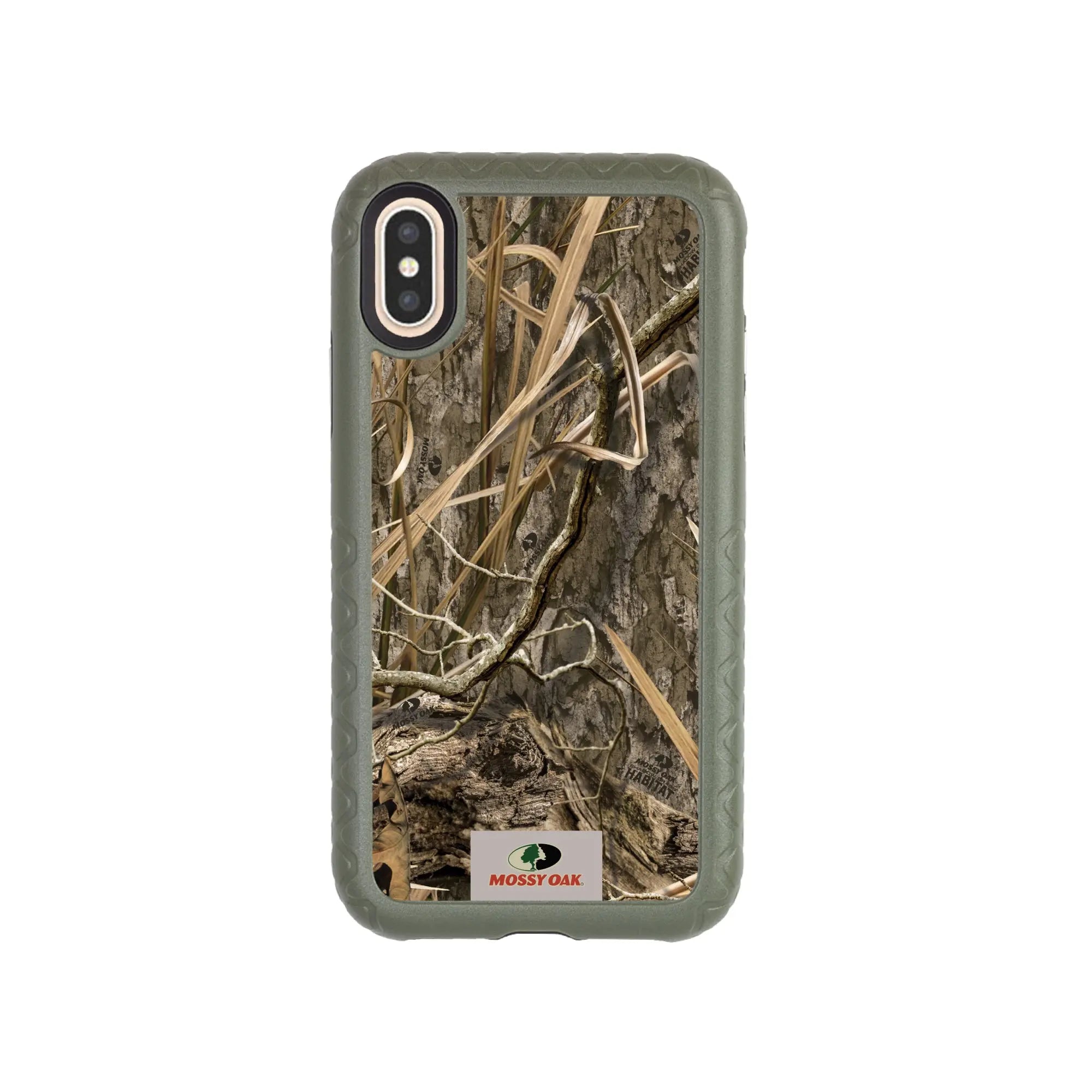 Mossy Oak Fortitude Series for Apple iPhone XS/X - Shadow Grass - Custom Case - OliveDrabGreen - cellhelmet