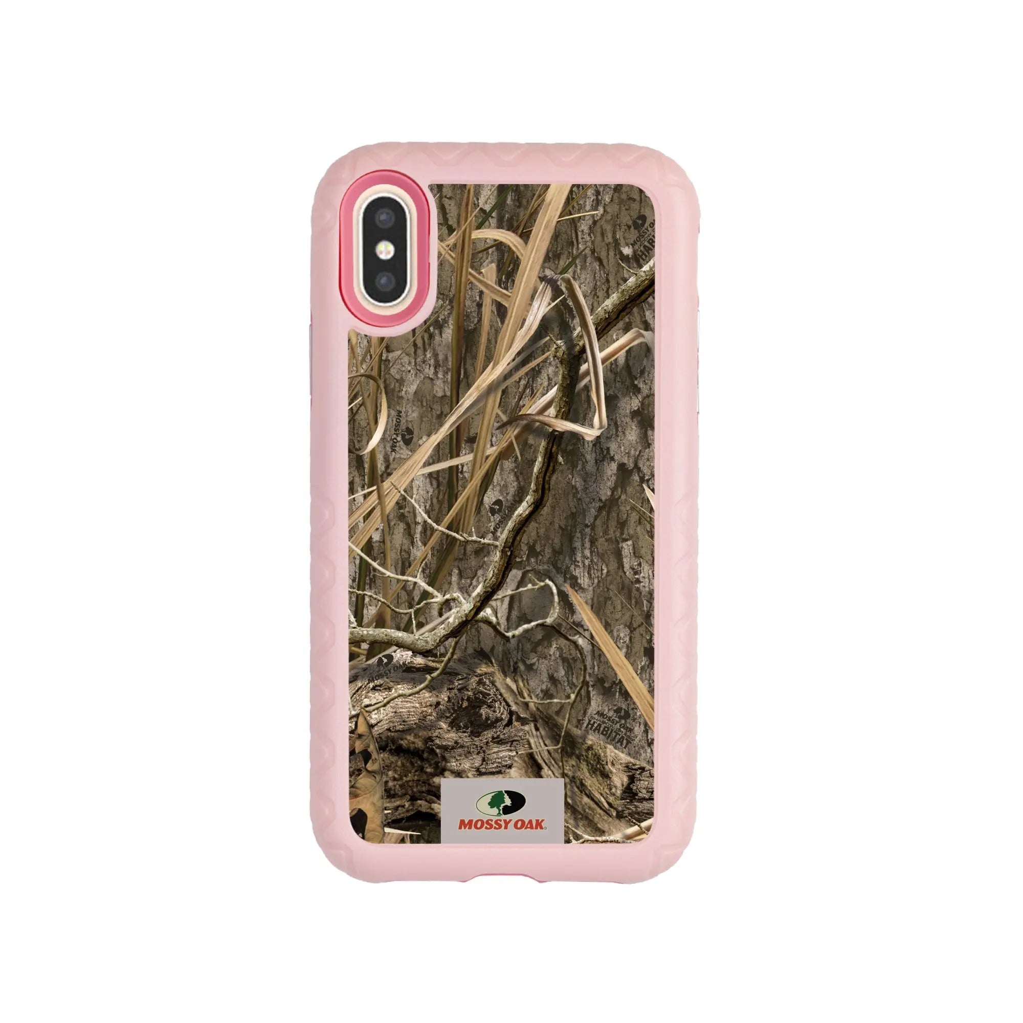Mossy Oak Fortitude Series for Apple iPhone XS/X - Shadow Grass - Custom Case - PinkMagnolia - cellhelmet