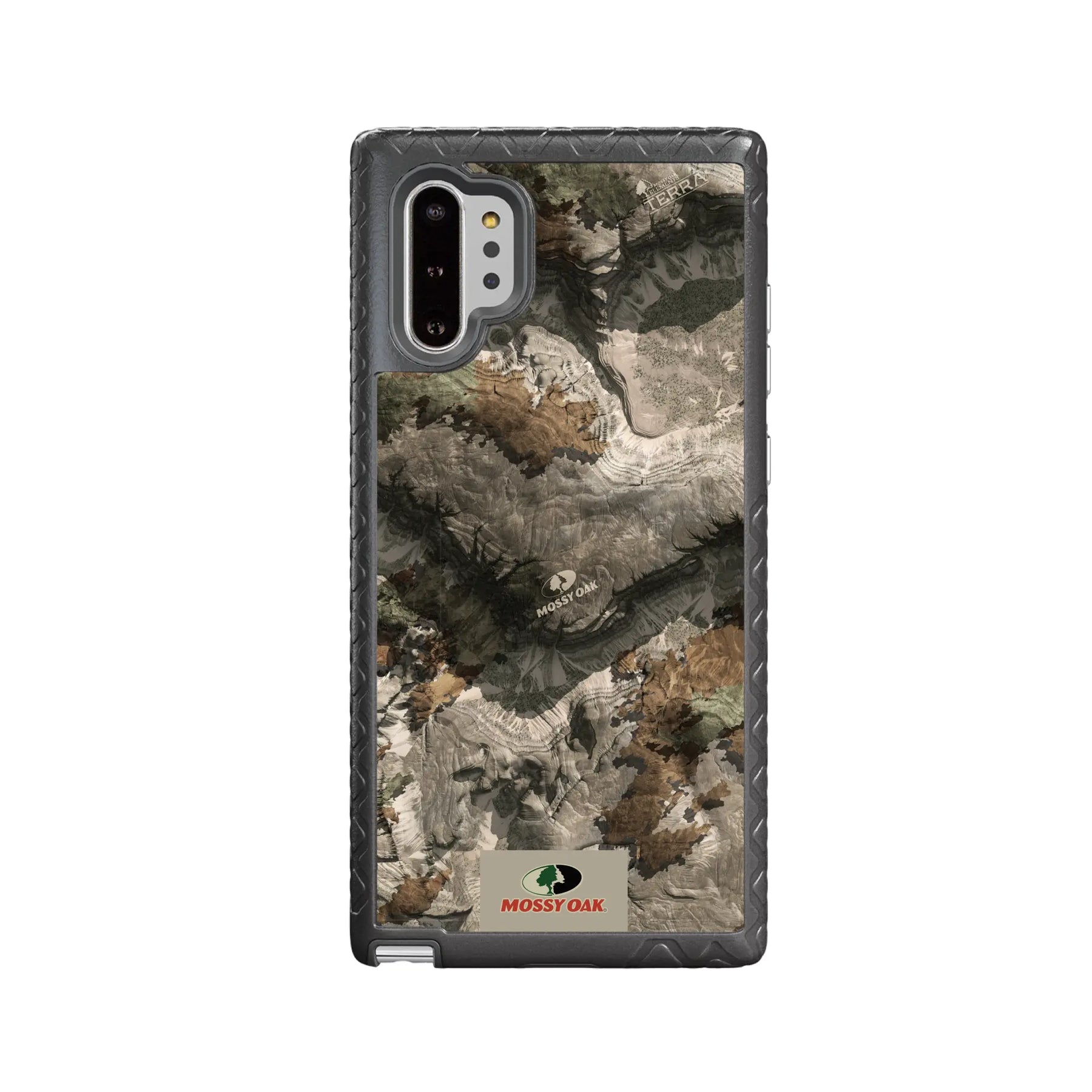 Mossy Oak Fortitude Series for Samsung Galaxy Note 10 Plus - Terra Gila - Custom Case - OnyxBlack - cellhelmet