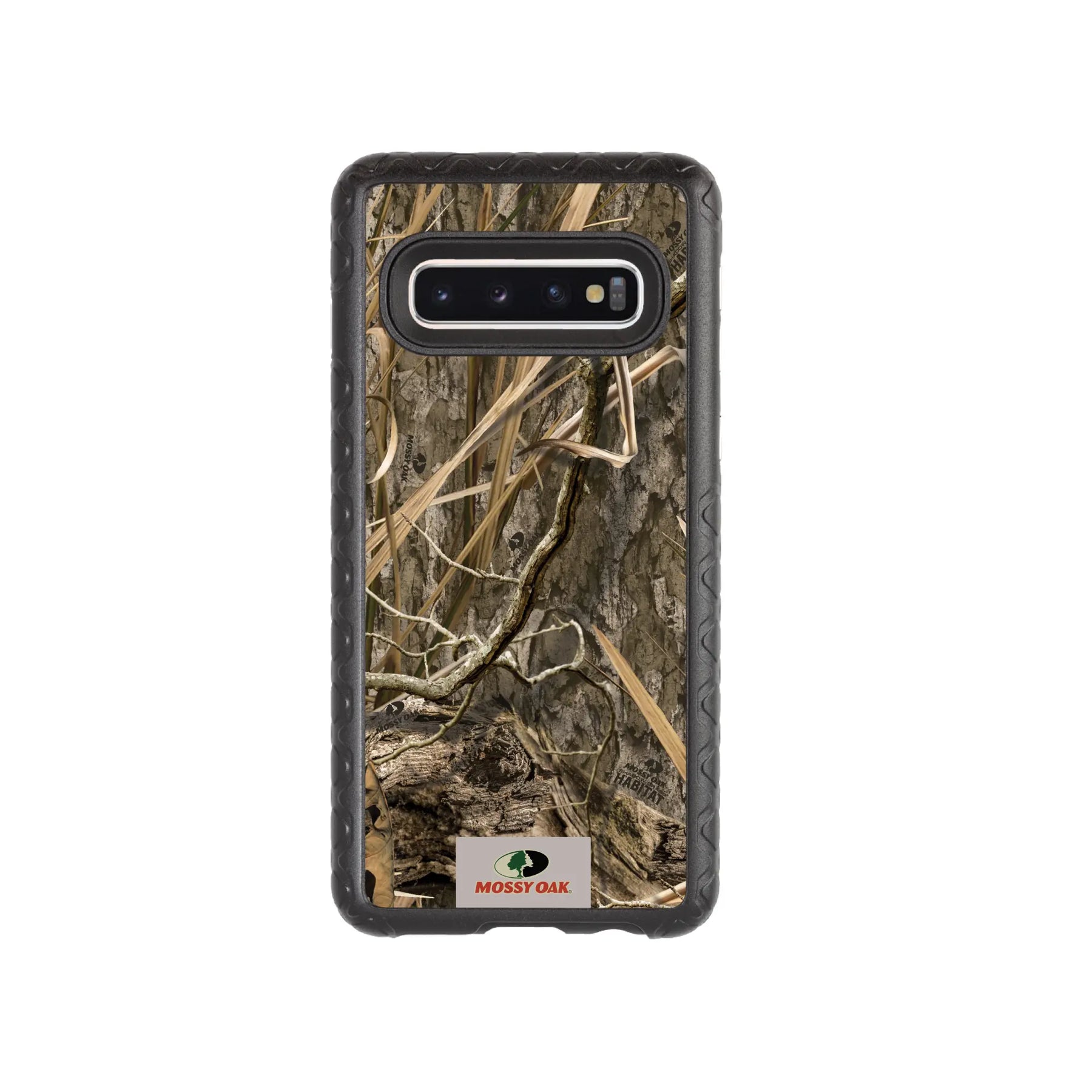 Mossy Oak Fortitude Series for Samsung Galaxy S10 - Shadow Grass - Custom Case - OnyxBlack - cellhelmet