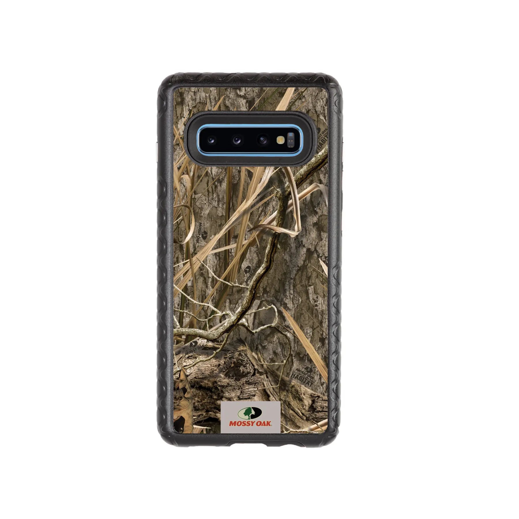 Mossy Oak Fortitude Series for Samsung Galaxy S10 Plus - Shadow Grass - Custom Case - OnyxBlack - cellhelmet