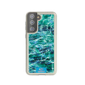 Mossy Oak Fortitude Series for Samsung Galaxy S21 5G - Agua Seafoam - Custom Case - Gray - cellhelmet