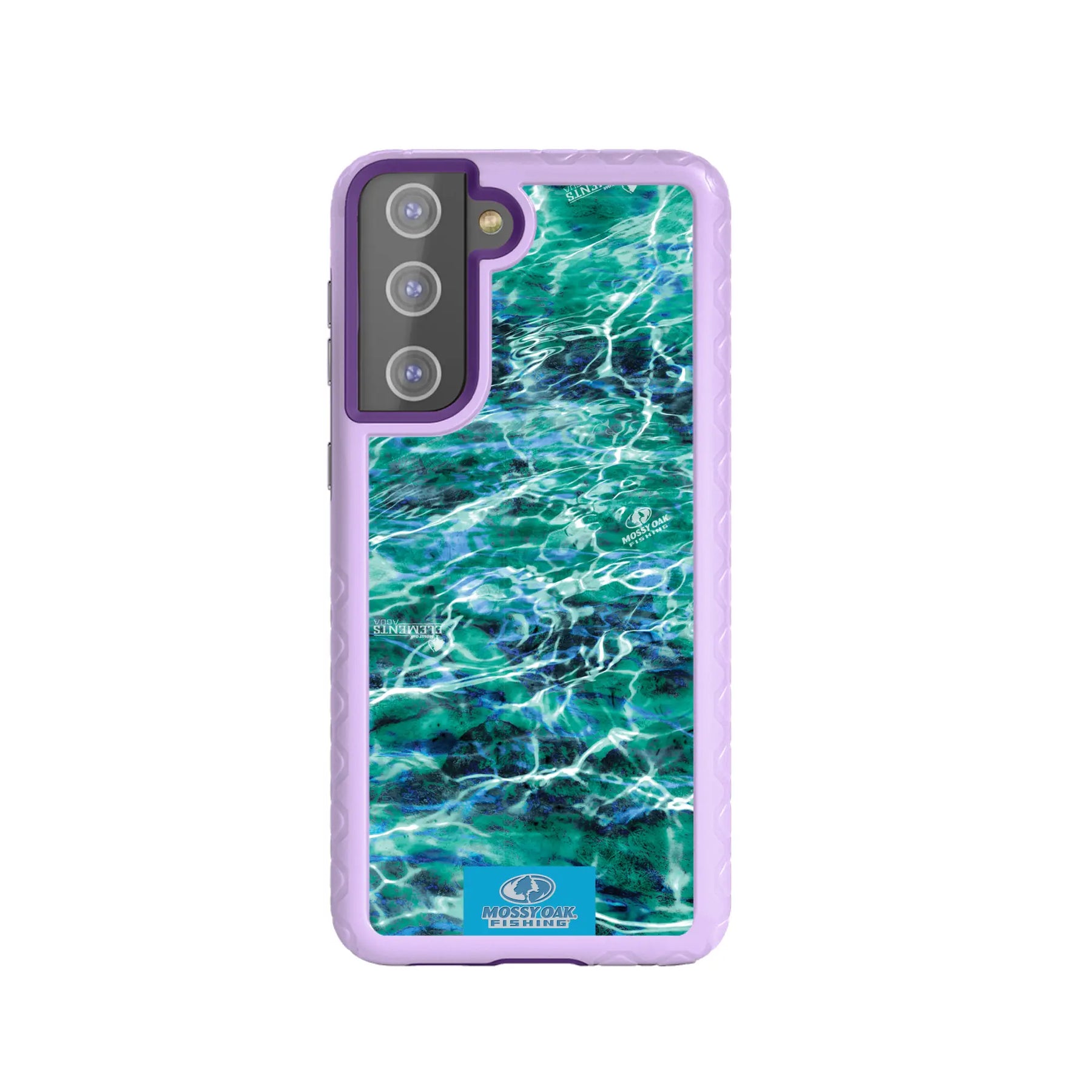 Mossy Oak Fortitude Series for Samsung Galaxy S21 5G - Agua Seafoam - Custom Case - LilacBlossomPurple - cellhelmet