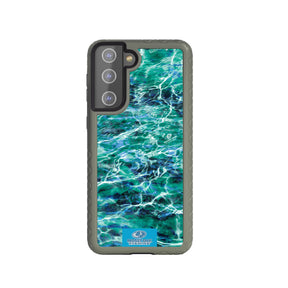 Mossy Oak Fortitude Series for Samsung Galaxy S21 5G - Agua Seafoam - Custom Case - OliveDrabGreen - cellhelmet