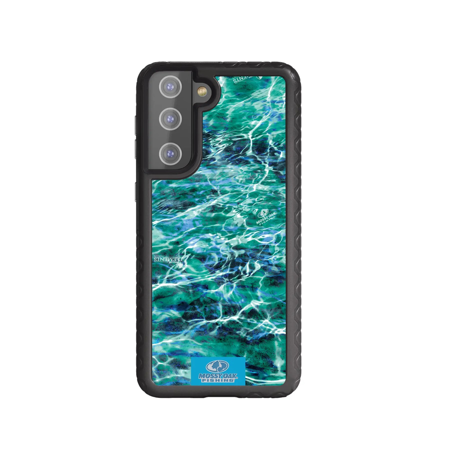 Mossy Oak Fortitude Series for Samsung Galaxy S21 5G - Agua Seafoam - Custom Case - OnyxBlack - cellhelmet