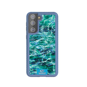Mossy Oak Fortitude Series for Samsung Galaxy S21 5G - Agua Seafoam - Custom Case - SlateBlue - cellhelmet