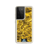 Mossy Oak Fortitude Series for Samsung Galaxy S21 Ultra 5G - Agua Yellowfin - Custom Case - Gray - cellhelmet