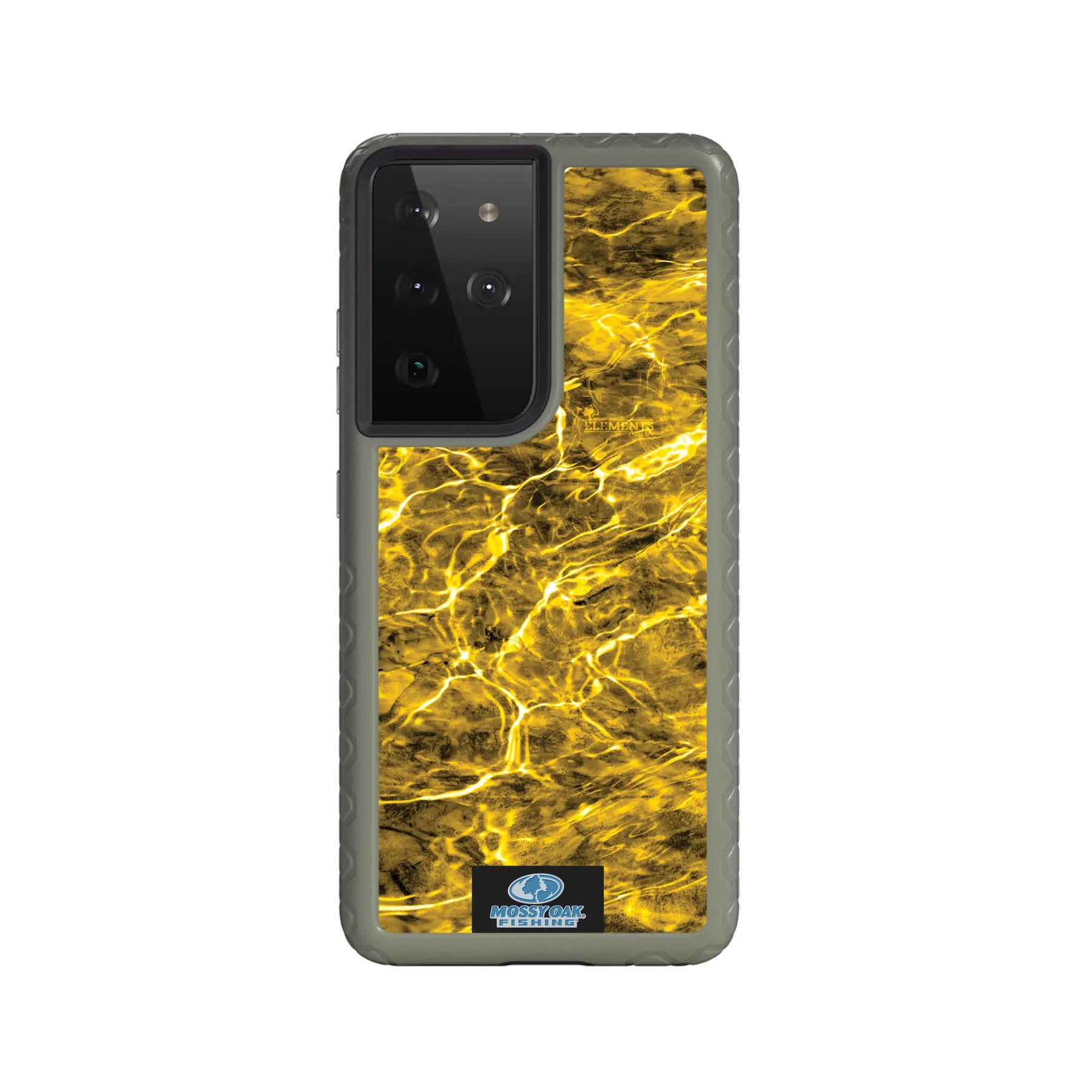 Mossy Oak Fortitude Series for Samsung Galaxy S21 Ultra 5G - Agua Yellowfin - Custom Case - OliveDrabGreen - cellhelmet