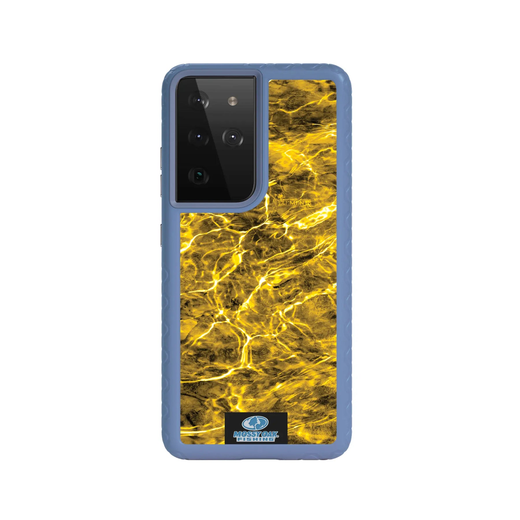 Mossy Oak Fortitude Series for Samsung Galaxy S21 Ultra 5G - Agua Yellowfin - Custom Case - SlateBlue - cellhelmet