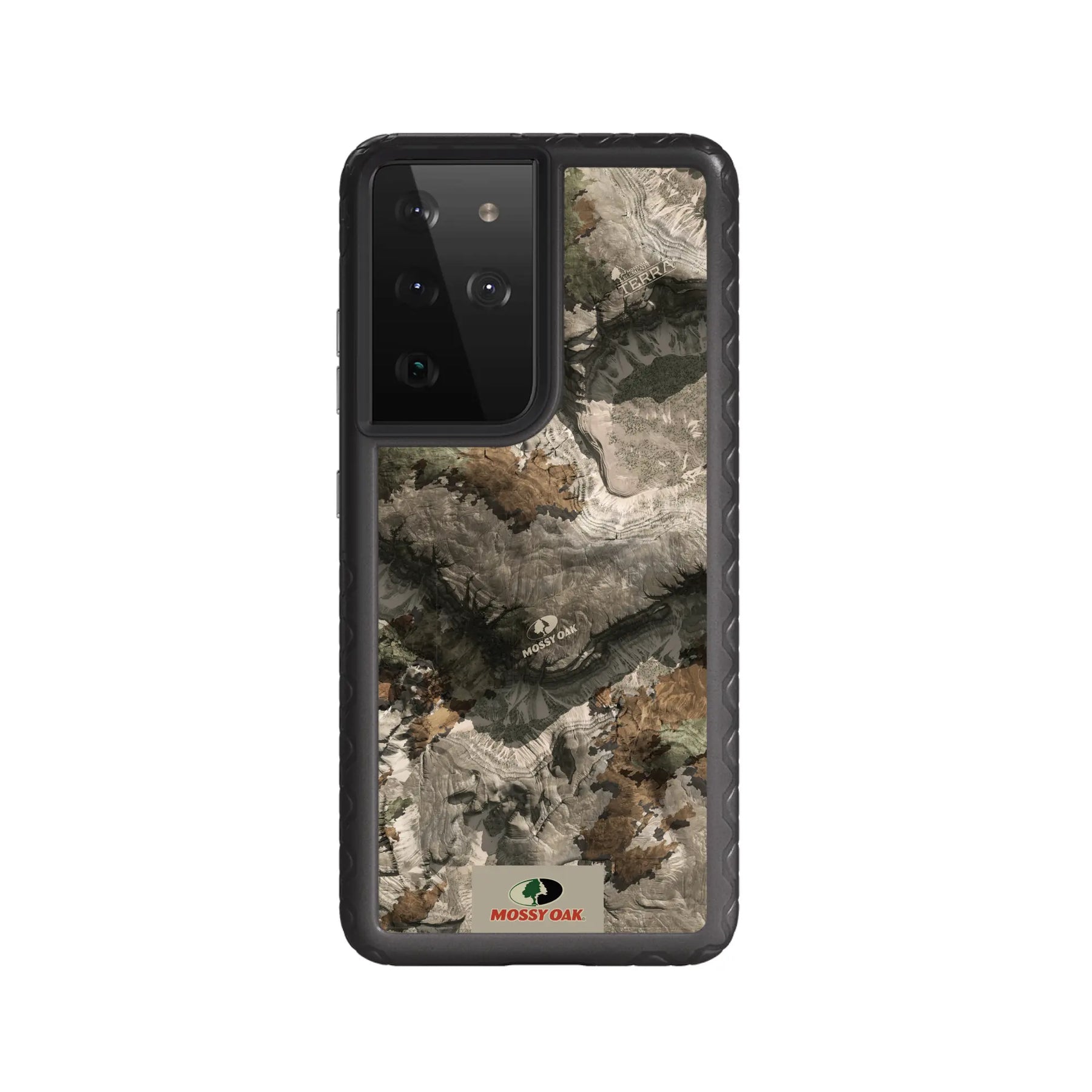 Mossy Oak Fortitude Series for Samsung Galaxy S21 Ultra 5G - Terra Gila - Custom Case - OnyxBlack - cellhelmet