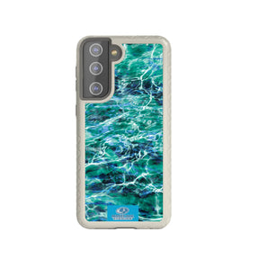 Mossy Oak Fortitude Series for Samsung Galaxy S21+ 5G - Agua Seafoam - Custom Case - Gray - cellhelmet