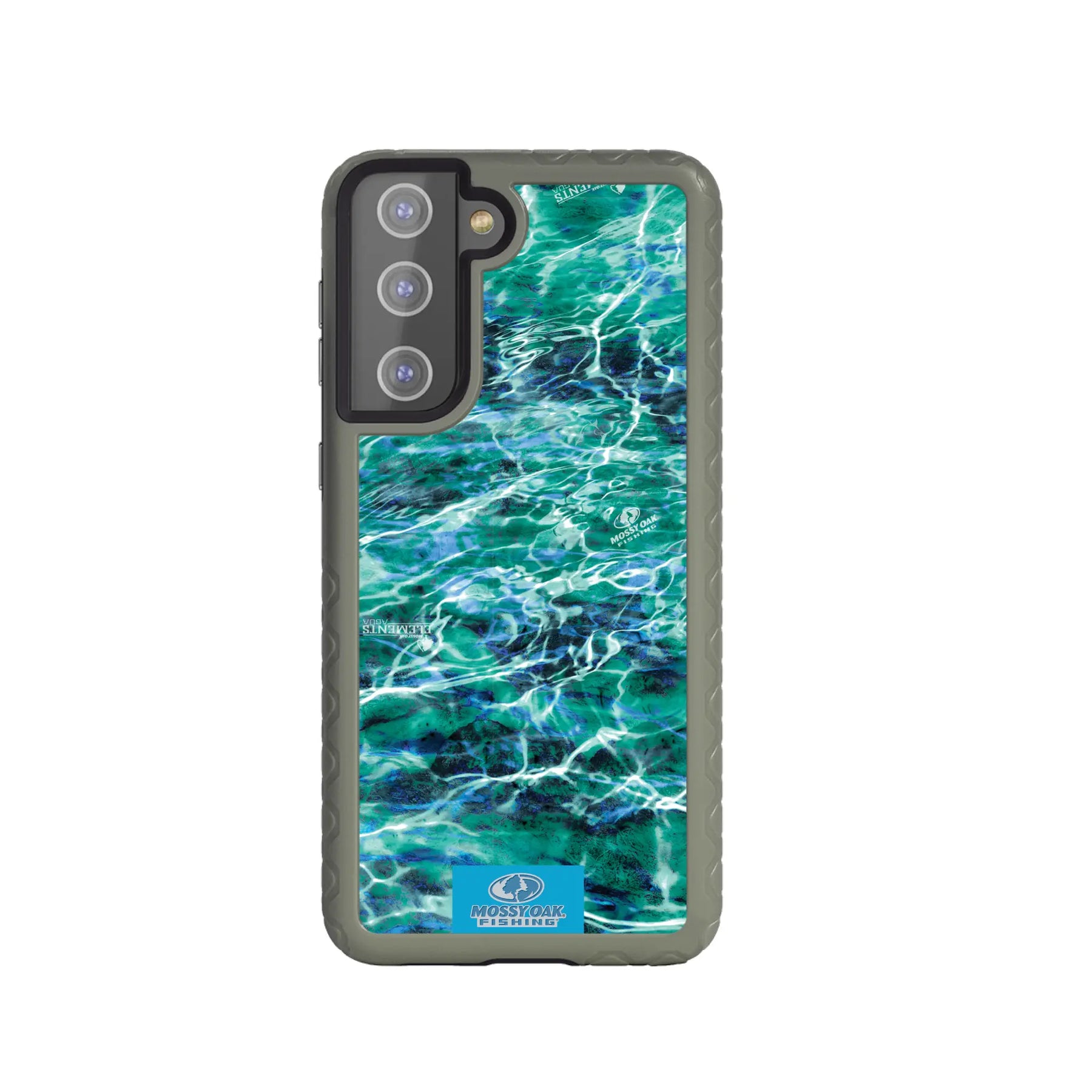 Mossy Oak Fortitude Series for Samsung Galaxy S21+ 5G - Agua Seafoam - Custom Case - OliveDrabGreen - cellhelmet