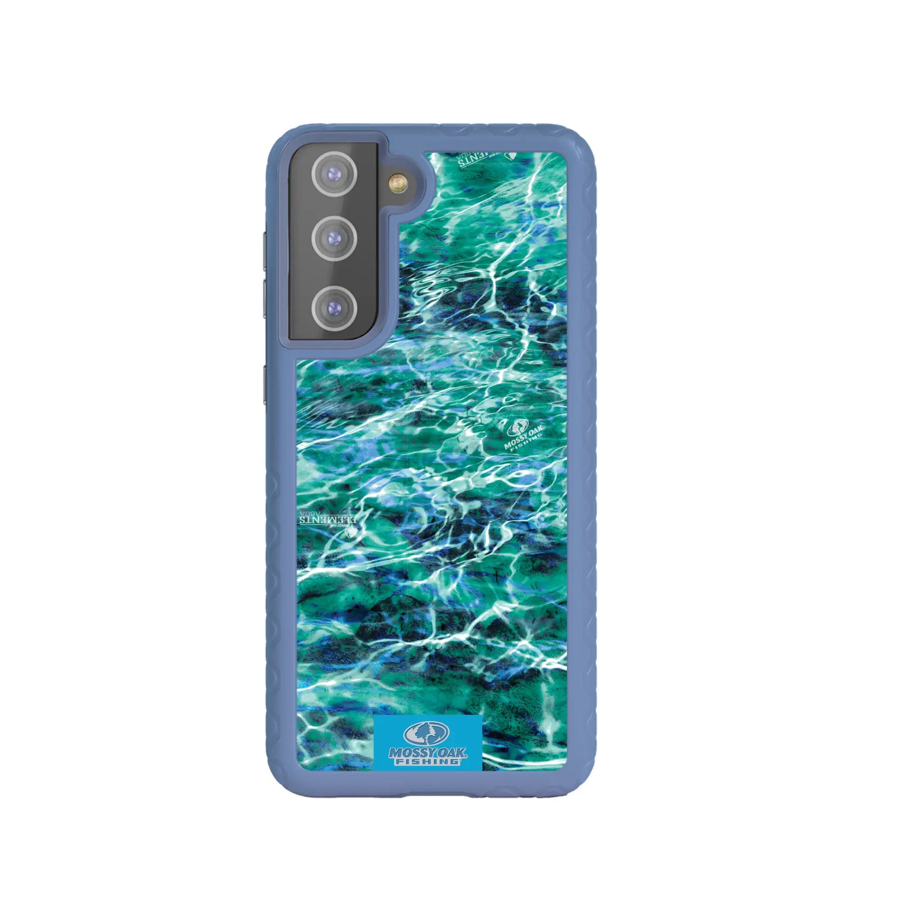 Mossy Oak Fortitude Series for Samsung Galaxy S21+ 5G - Agua Seafoam - Custom Case - SlateBlue - cellhelmet