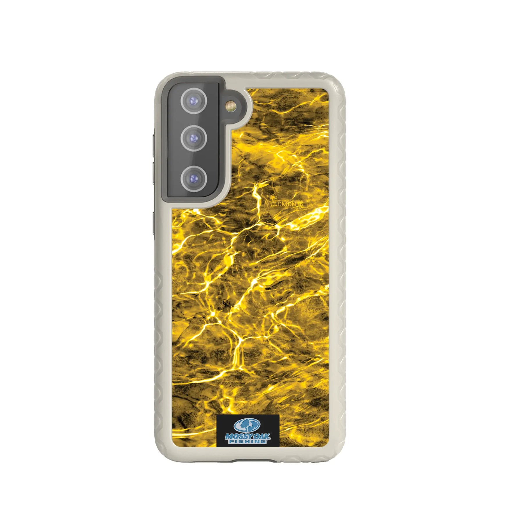 Mossy Oak Fortitude Series for Samsung Galaxy S21+ 5G - Agua Yellowfin - Custom Case - Gray - cellhelmet