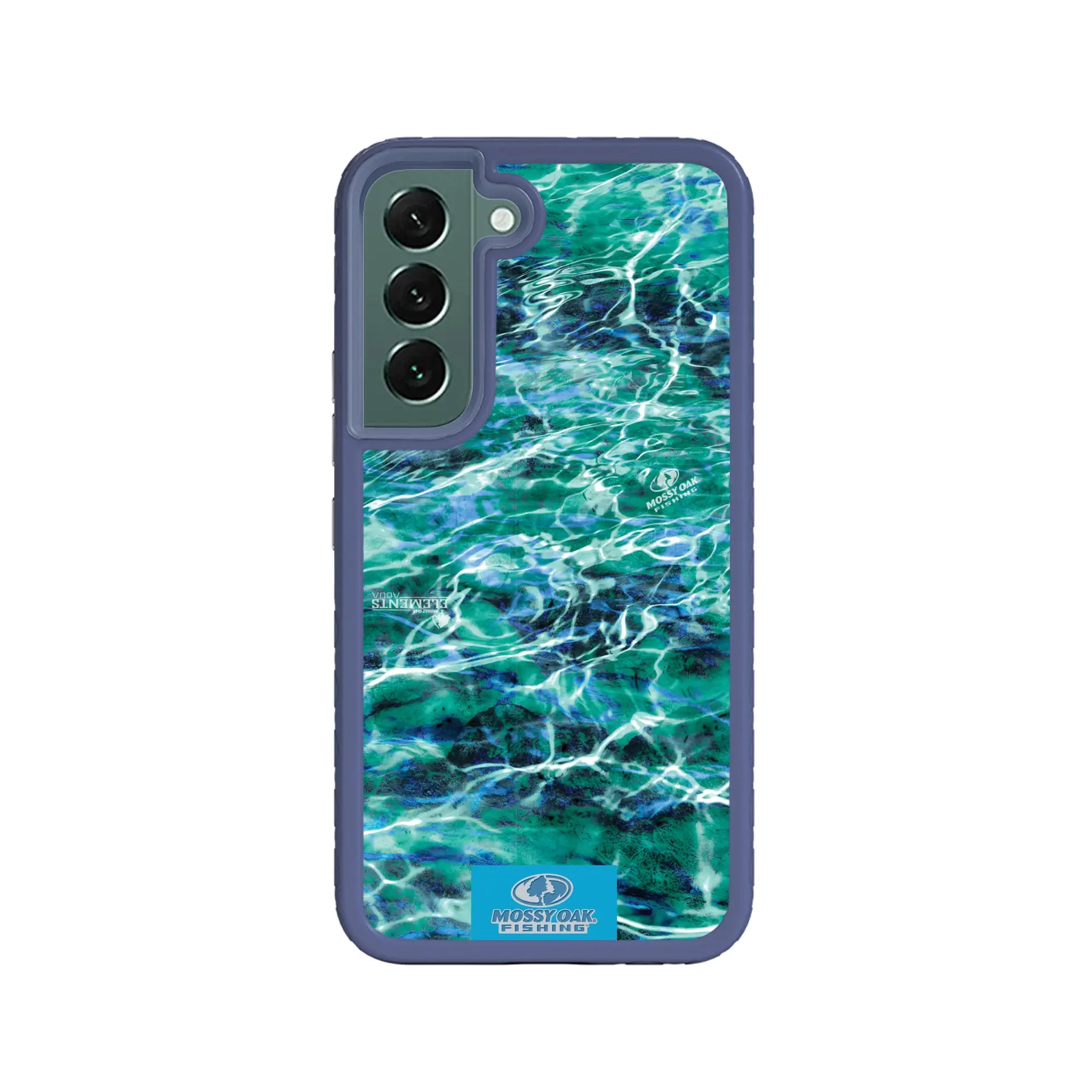 Mossy Oak Fortitude Series for Samsung Galaxy S22 5G - Agua Seafoam - Custom Case - SlateBlue - cellhelmet