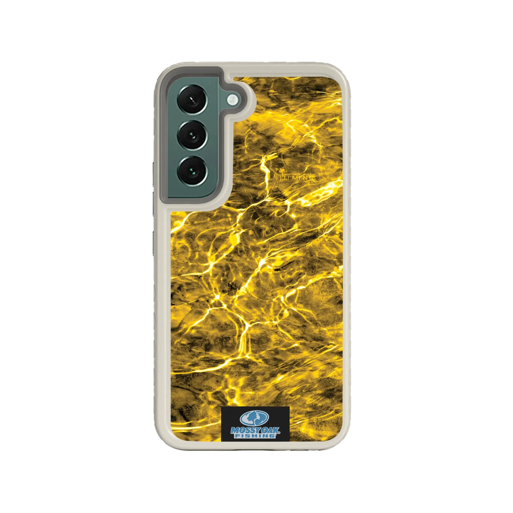 Mossy Oak Fortitude Series for Samsung Galaxy S22 5G - Agua Yellowfin - Custom Case - Gray - cellhelmet