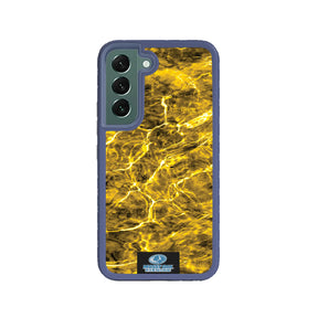 Mossy Oak Fortitude Series for Samsung Galaxy S22 5G - Agua Yellowfin - Custom Case - SlateBlue - cellhelmet