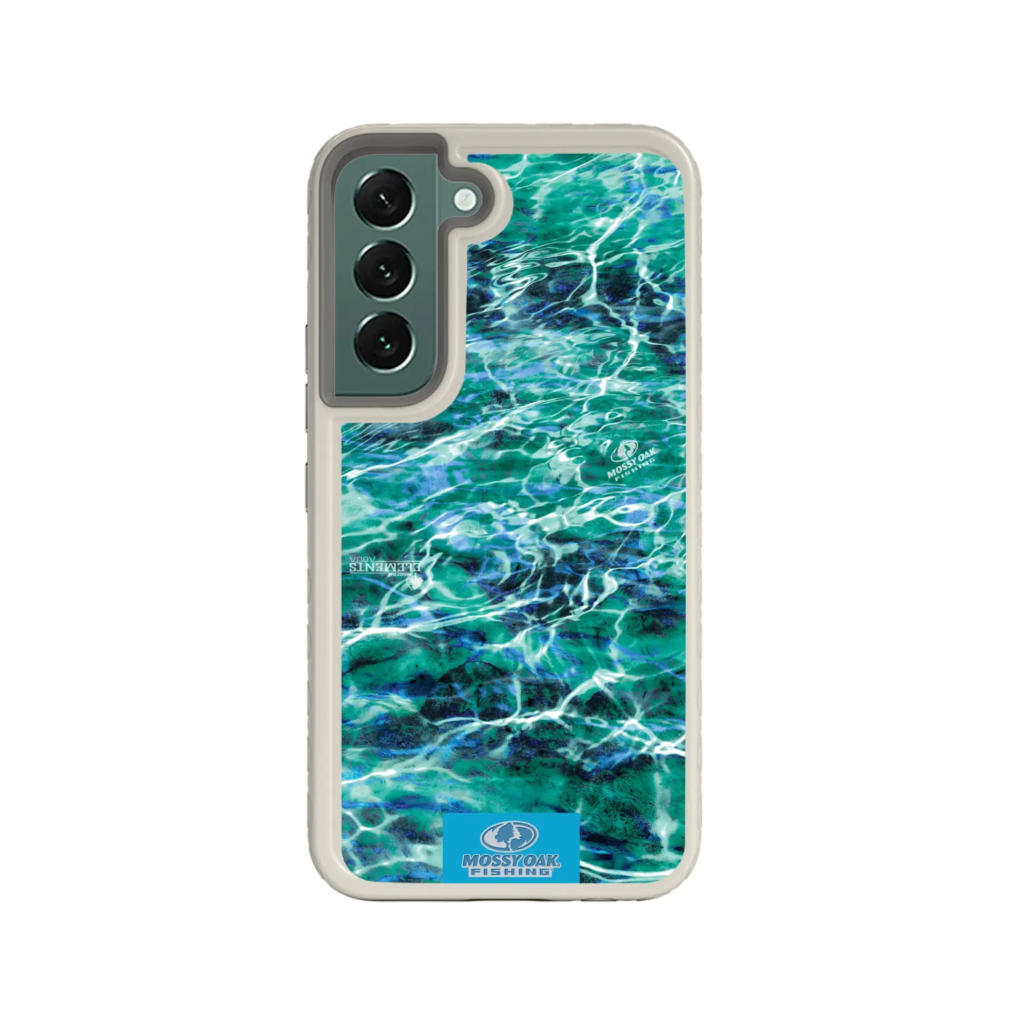 Mossy Oak Fortitude Series for Samsung Galaxy S22 PLUS 5G - Agua Seafoam - Custom Case - Gray - cellhelmet