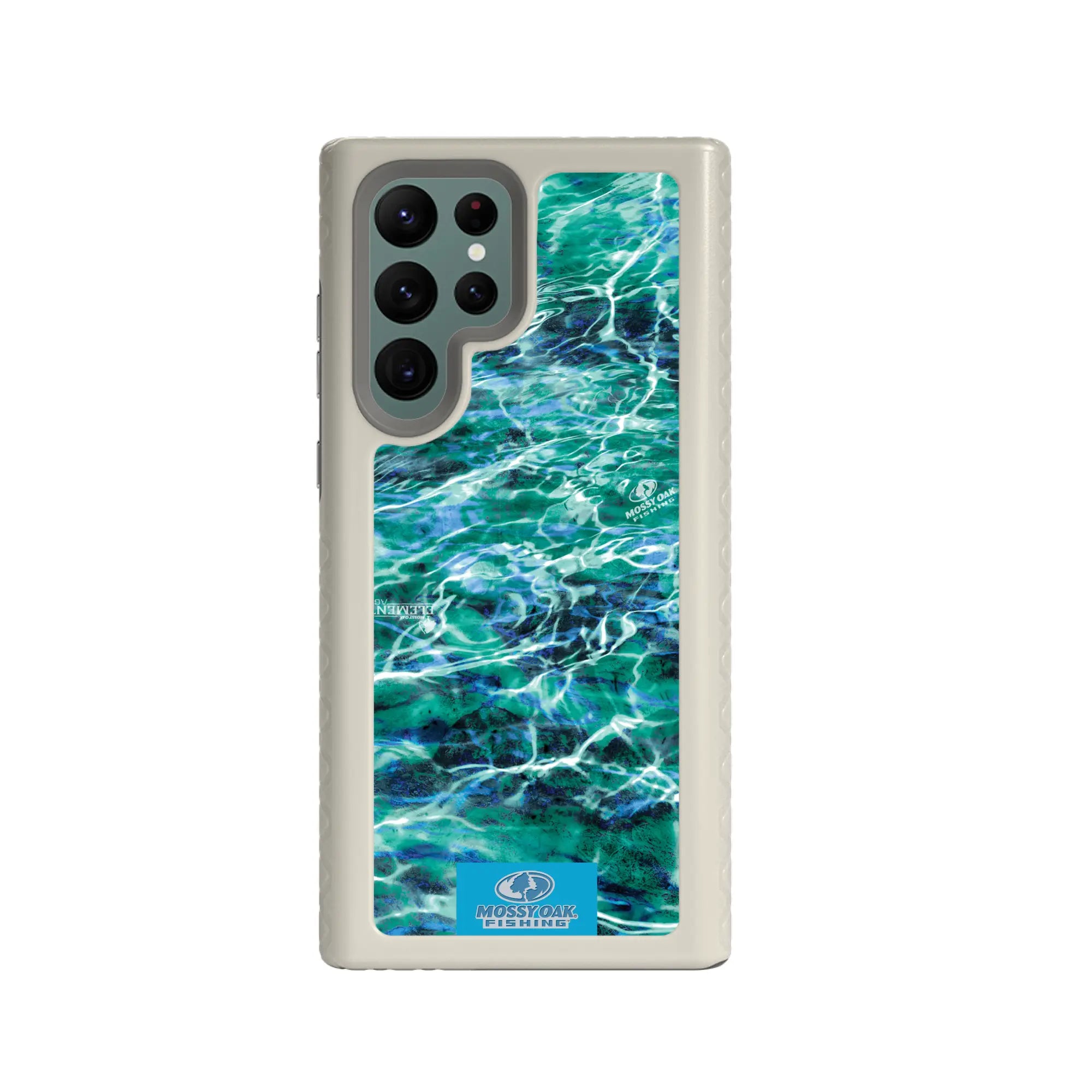 Mossy Oak Fortitude Series for Samsung Galaxy S22 ULTRA 5G - Agua Seafoam - Custom Case - Gray - cellhelmet