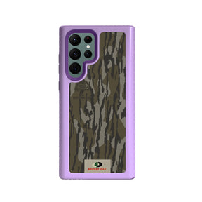 Mossy Oak Fortitude Series for Samsung Galaxy S22 ULTRA 5G - Bottomland Orig - Custom Case - LilacBlossomPurple - cellhelmet