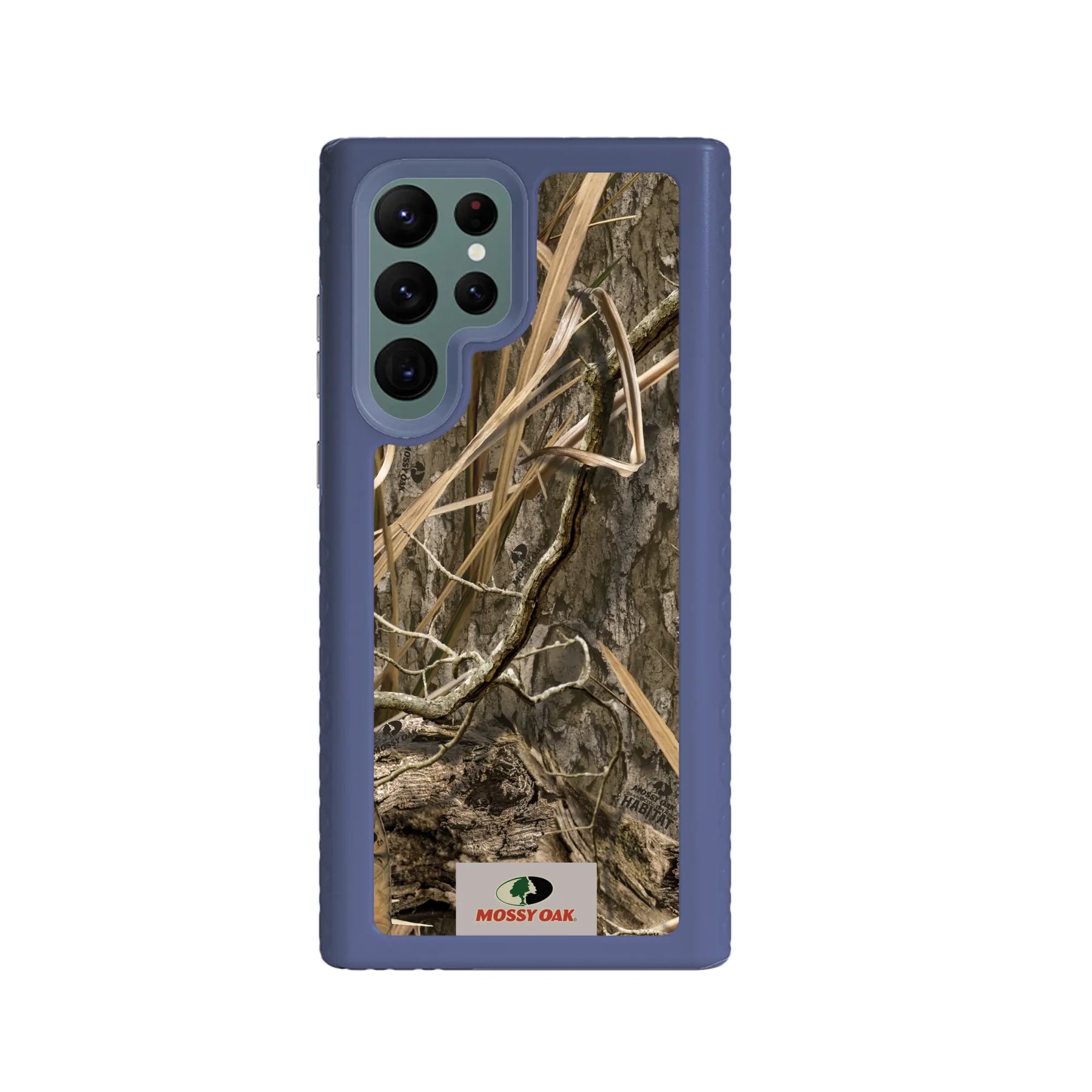 Mossy Oak Fortitude Series for Samsung Galaxy S22 ULTRA 5G - Shadow Grass - Custom Case - SlateBlue - cellhelmet