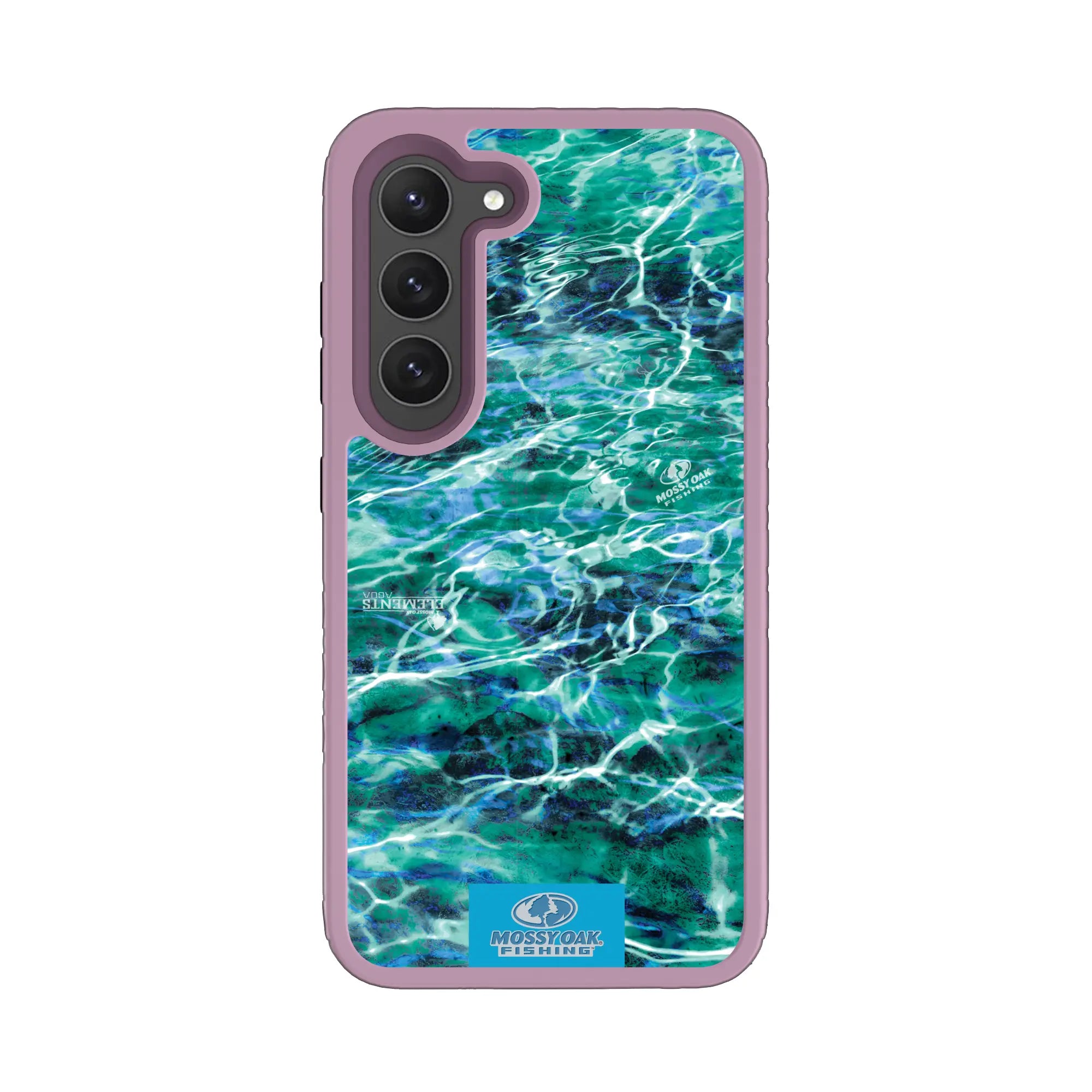 Mossy Oak Fortitude Series for Samsung Galaxy S23 - Agua Seafoam - Custom Case - LilacBlossomPurple - cellhelmet
