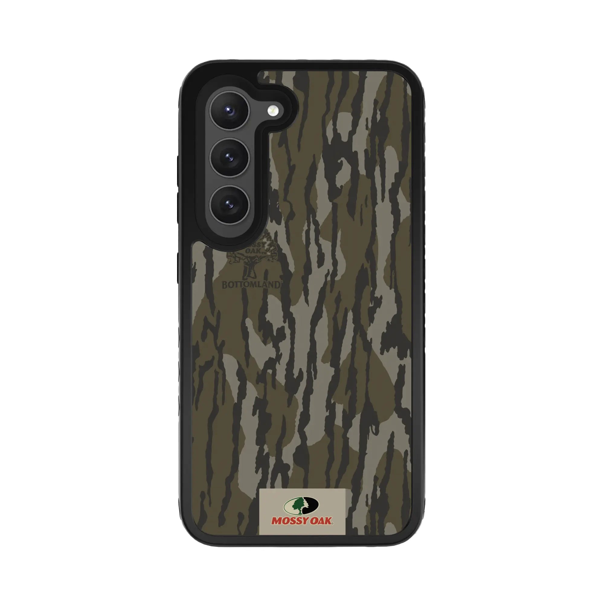 Mossy Oak Fortitude Series for Samsung Galaxy S23 Plus - Bottomland Orig - Custom Case - OnyxBlack - cellhelmet