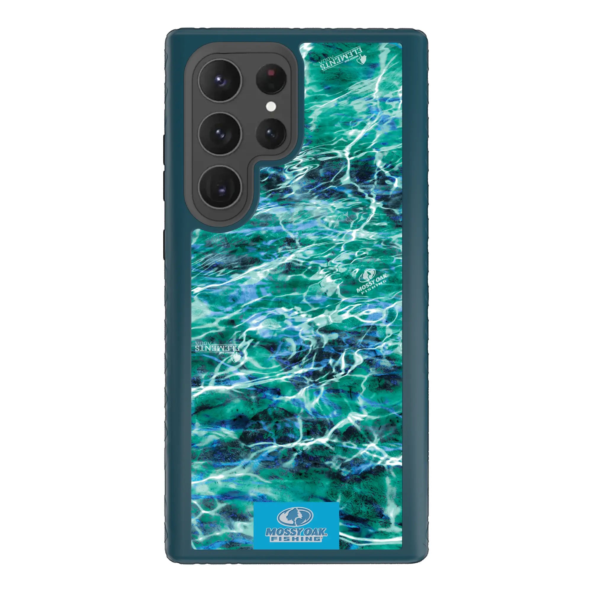 Mossy Oak Fortitude Series for Samsung Galaxy S23 Ultra - Agua Seafoam - Custom Case - DeepSeaBlue - cellhelmet