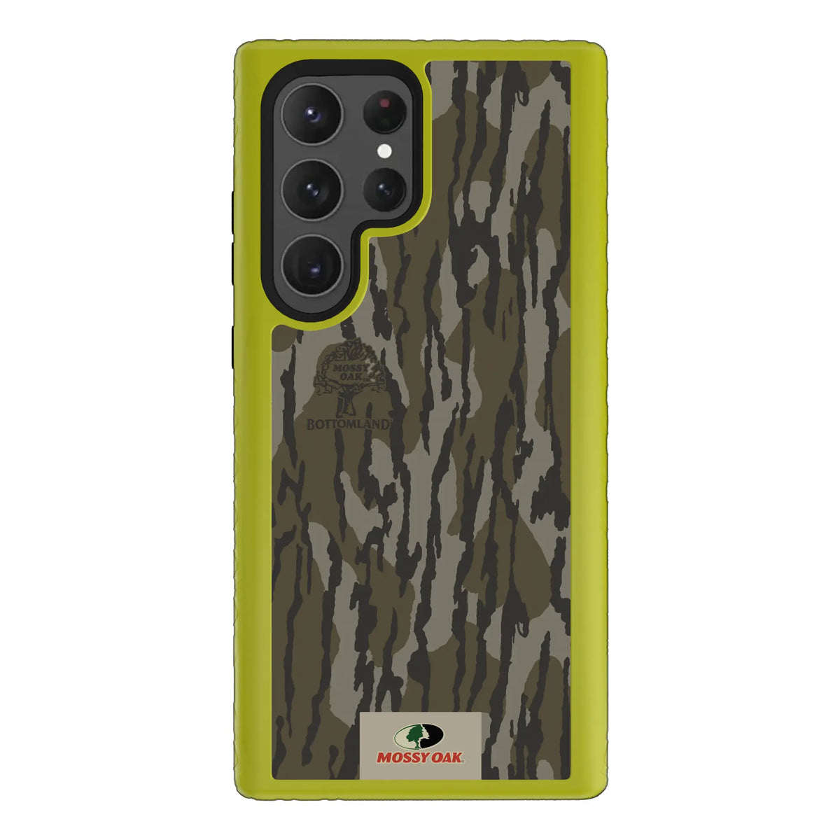 Mossy Oak Fortitude Series for Samsung Galaxy S23 Ultra - Bottomland Orig - Custom Case - ElectricLime - cellhelmet