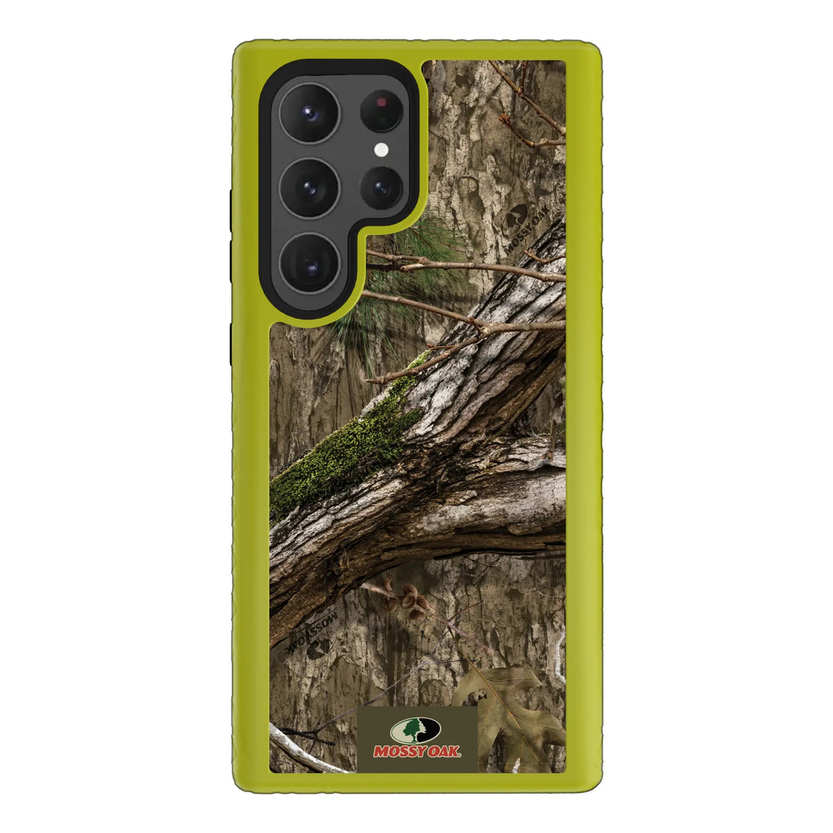 Mossy Oak Fortitude Series for Samsung Galaxy S23 Ultra - Country DNA - Custom Case - ElectricLime - cellhelmet