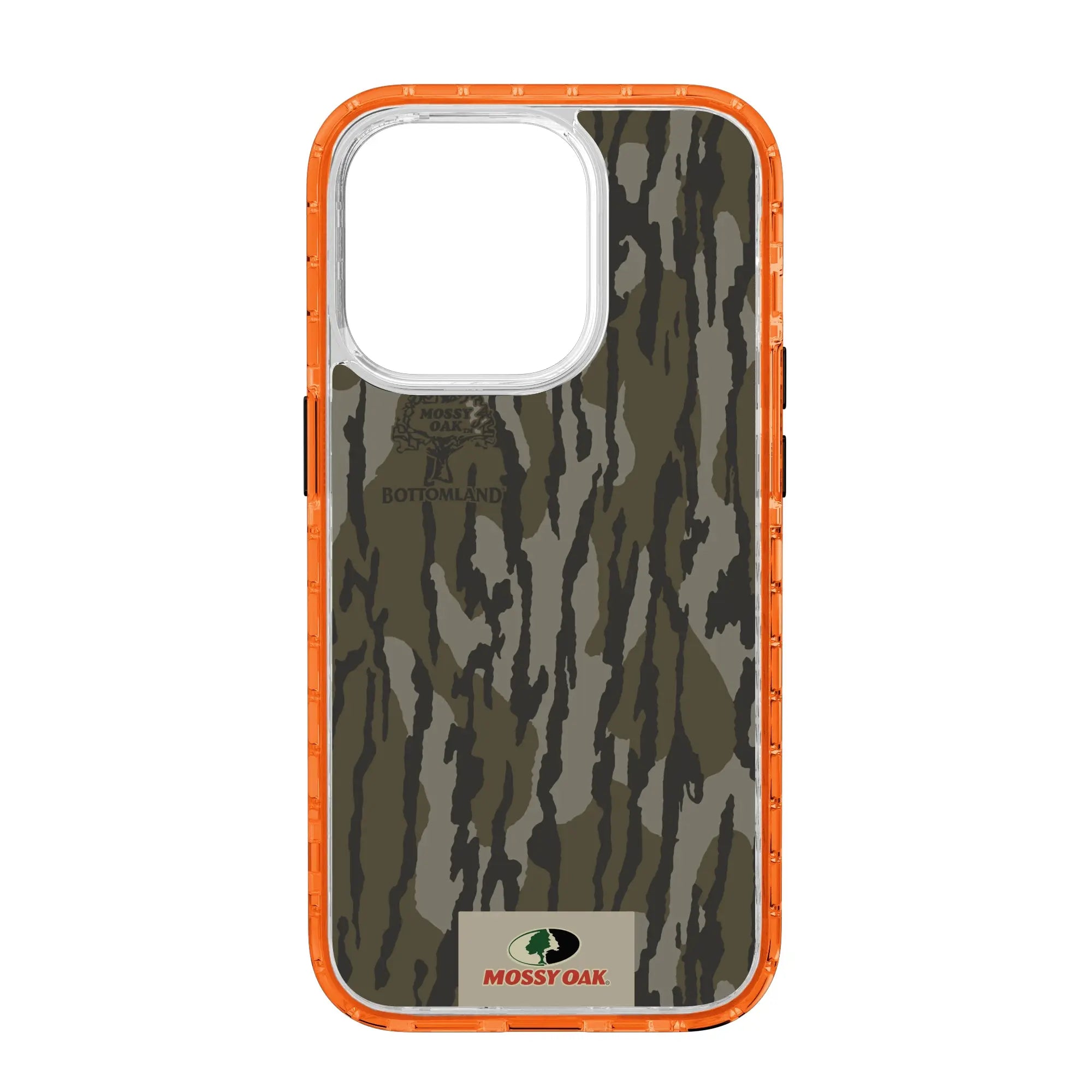 Mossy Oak Magnitude Series for Apple iPhone 14 Pro  - Bottomland Orig - Custom Case - BlazeOrange - cellhelmet