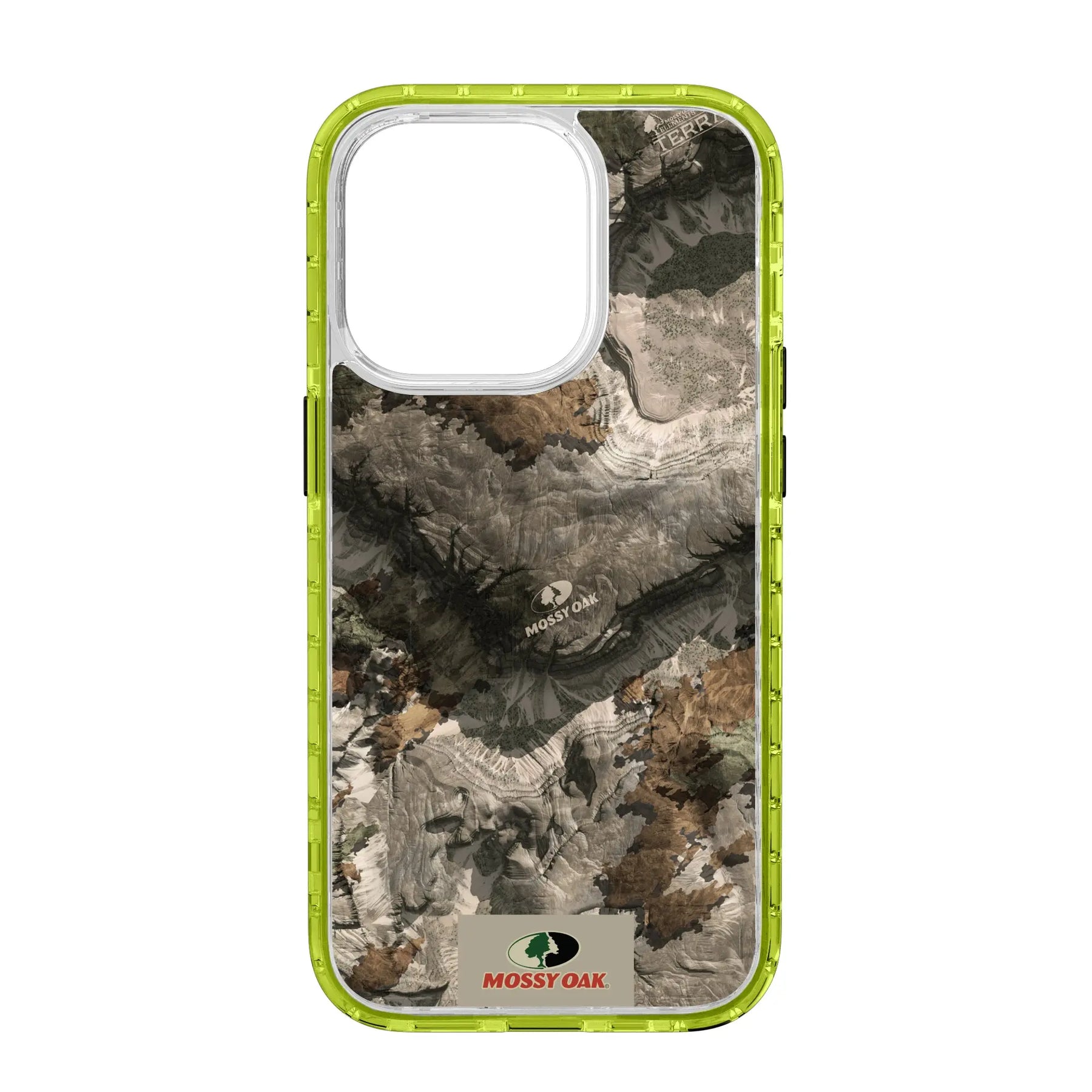 Mossy Oak Magnitude Series for Apple iPhone 14 Pro Max  - Terra Gila - Custom Case - ElectricLime - cellhelmet