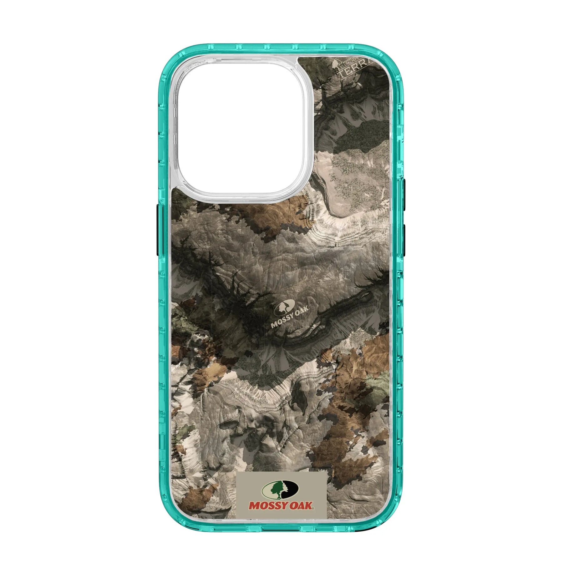 Mossy Oak Magnitude Series for Apple iPhone 14 Pro Max  - Terra Gila - Custom Case - SeafoamGreen - cellhelmet