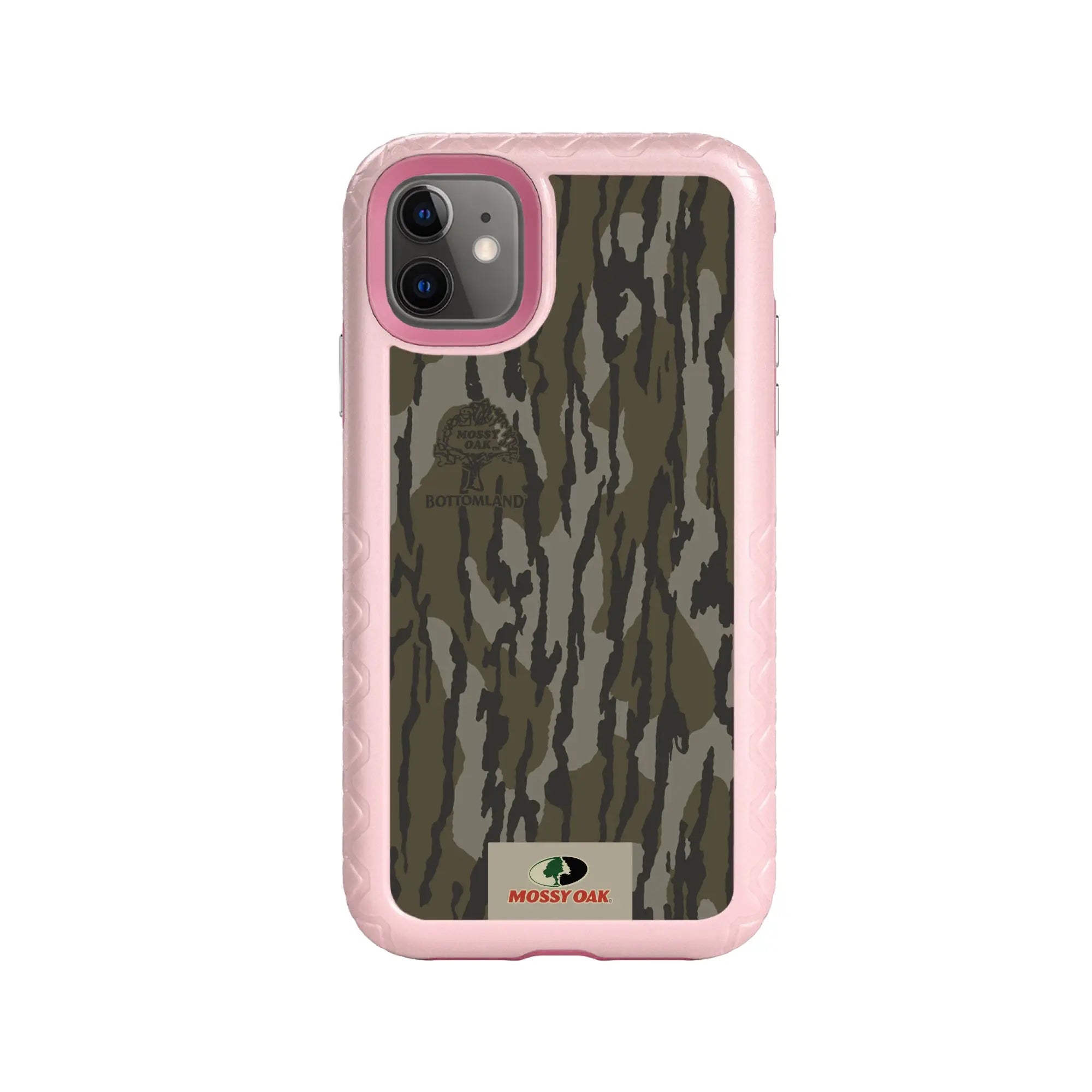 Mossy Oak iPhone 11 Bottomland Case - Custom Case - PinkMagnolia - cellhelmet