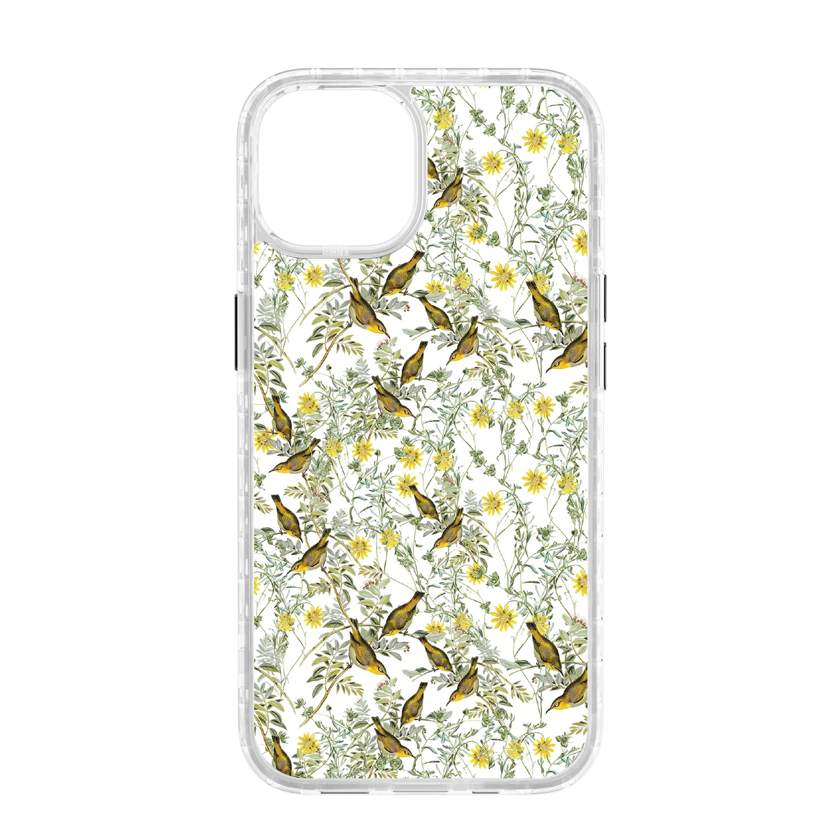Apple-iPhone-14-Crystal-Clear Nashvile Warbler | Protective MagSafe Case | Birds and Bees Series for Apple iPhone 14 Series cellhelmet cellhelmet