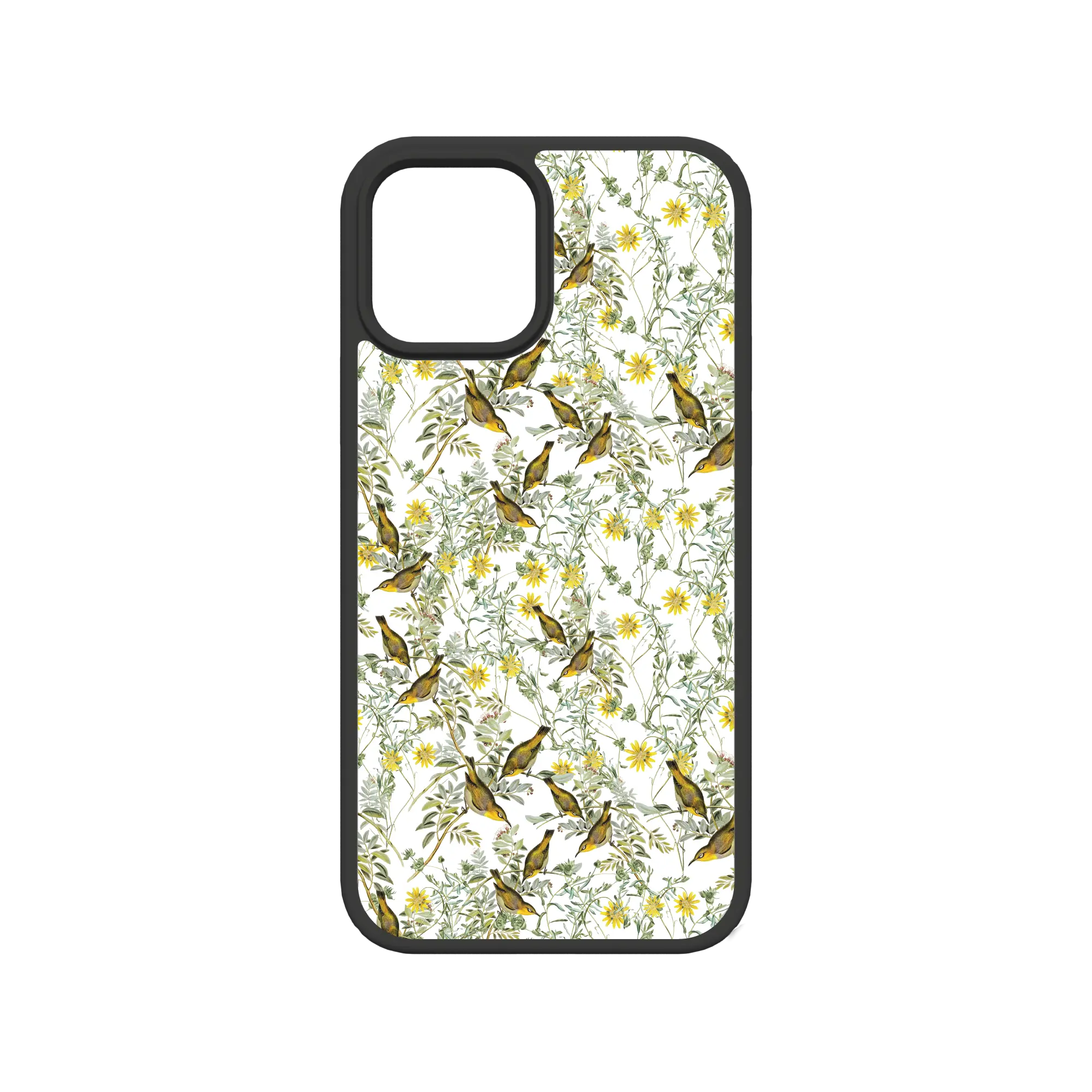 Apple-iPhone-12-12-Pro-Crystal-Clear Nashville Warbler | Protective MagSafe Case | Birds and Bees Series for Apple iPhone 12 Series cellhelmet cellhelmet