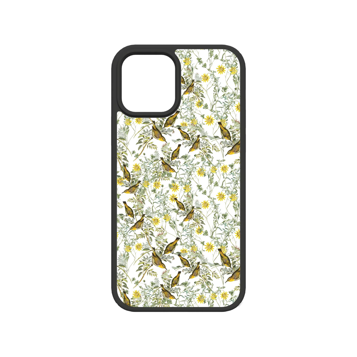 Apple-iPhone-12-12-Pro-Crystal-Clear Nashville Warbler | Protective MagSafe Case | Birds and Bees Series for Apple iPhone 12 Series cellhelmet cellhelmet