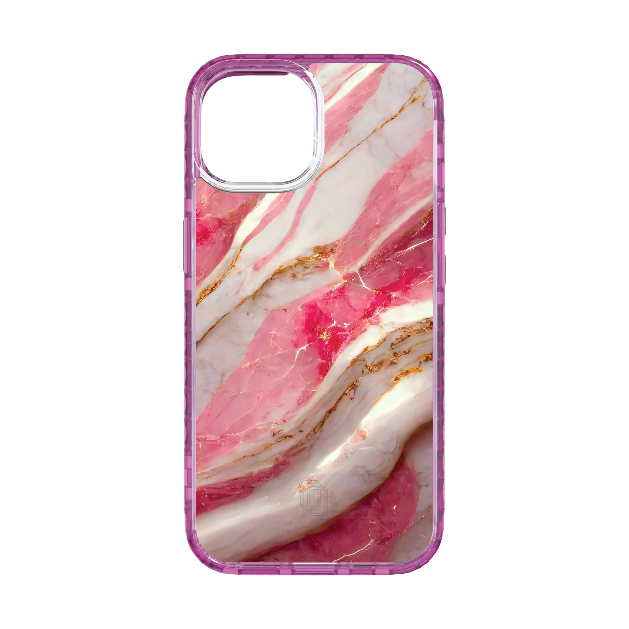 Apple-iPhone-15-Vivid-Magenta New Dawn | Protective MagSafe Pink Marble Case | Marble Stone Collection for Apple iPhone 15 Series cellhelmet cellhelmet