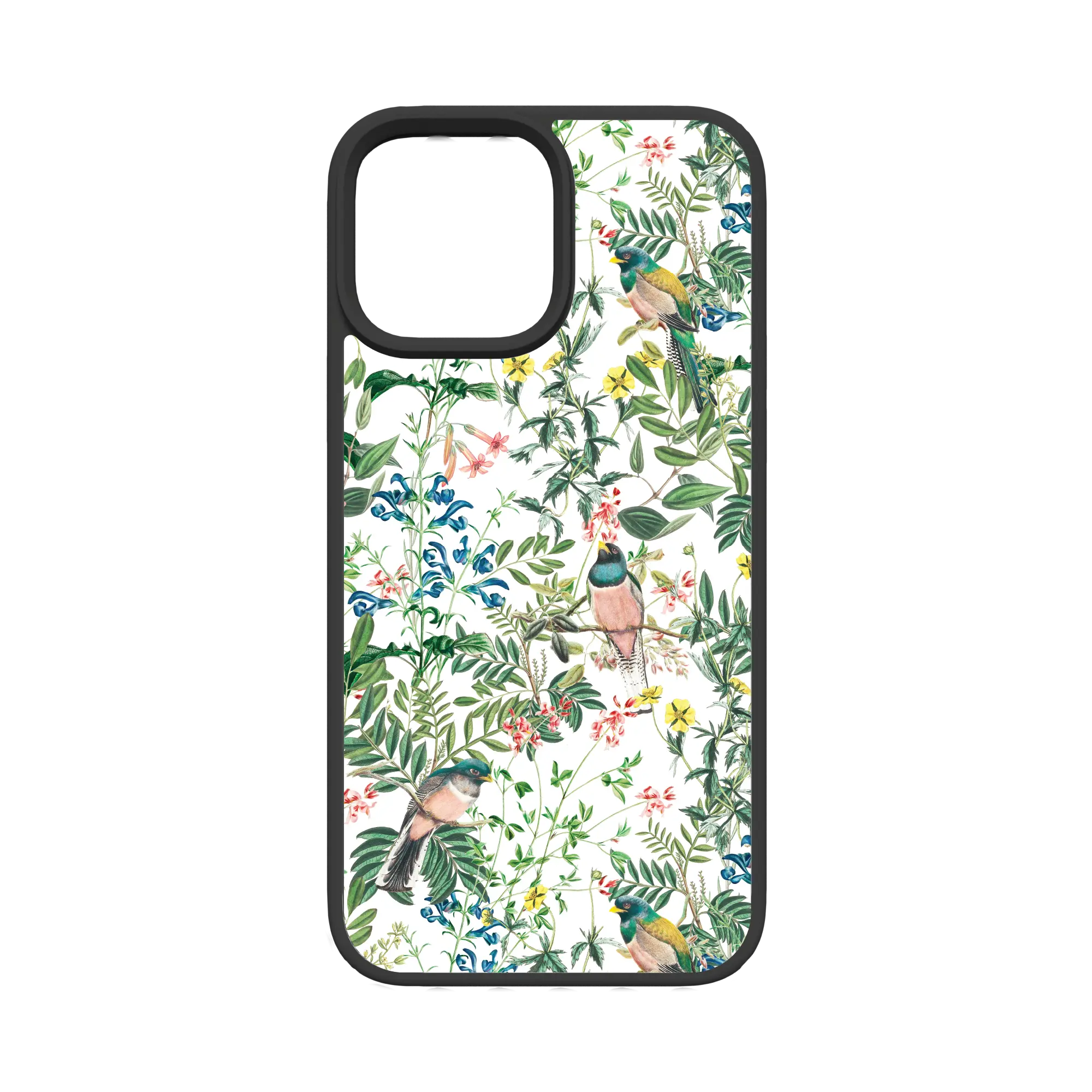 Apple-iPhone-12-Pro-Max-Crystal-Clear Oasis Blossom | Protective MagSafe Floral Bird Case | Birds and Bees Series for Apple iPhone 12 Series cellhelmet cellhelmet