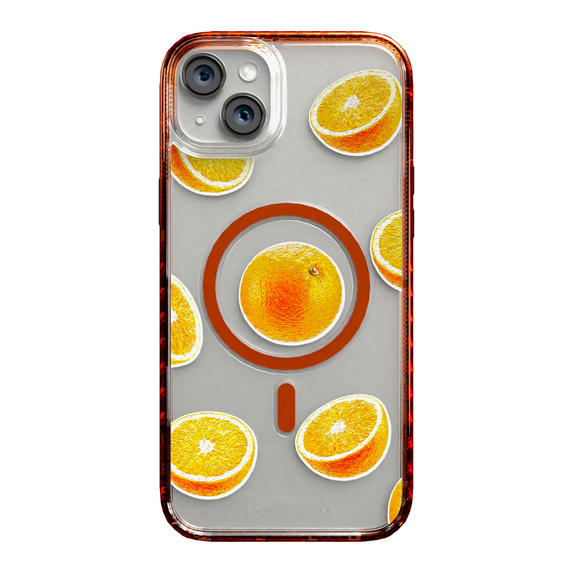 Apple-iPhone-14-Plus-Blaze-Orange Orange Zest | Protective MagSafe Case | Fruits Collection for Apple iPhone 14 Series cellhelmet cellhelmet