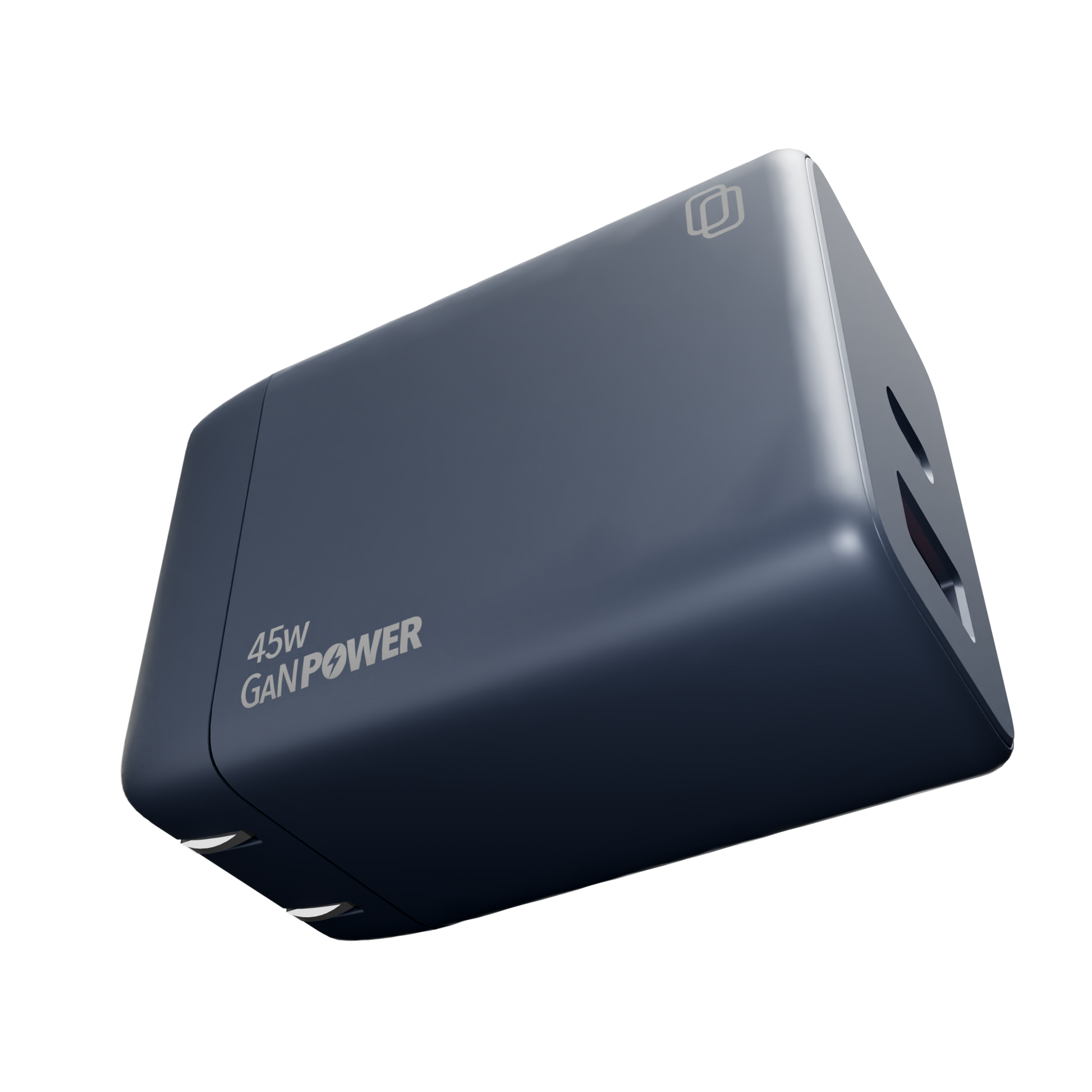 Dual Port 45W GaN Wall Charger (Type A + Type C)