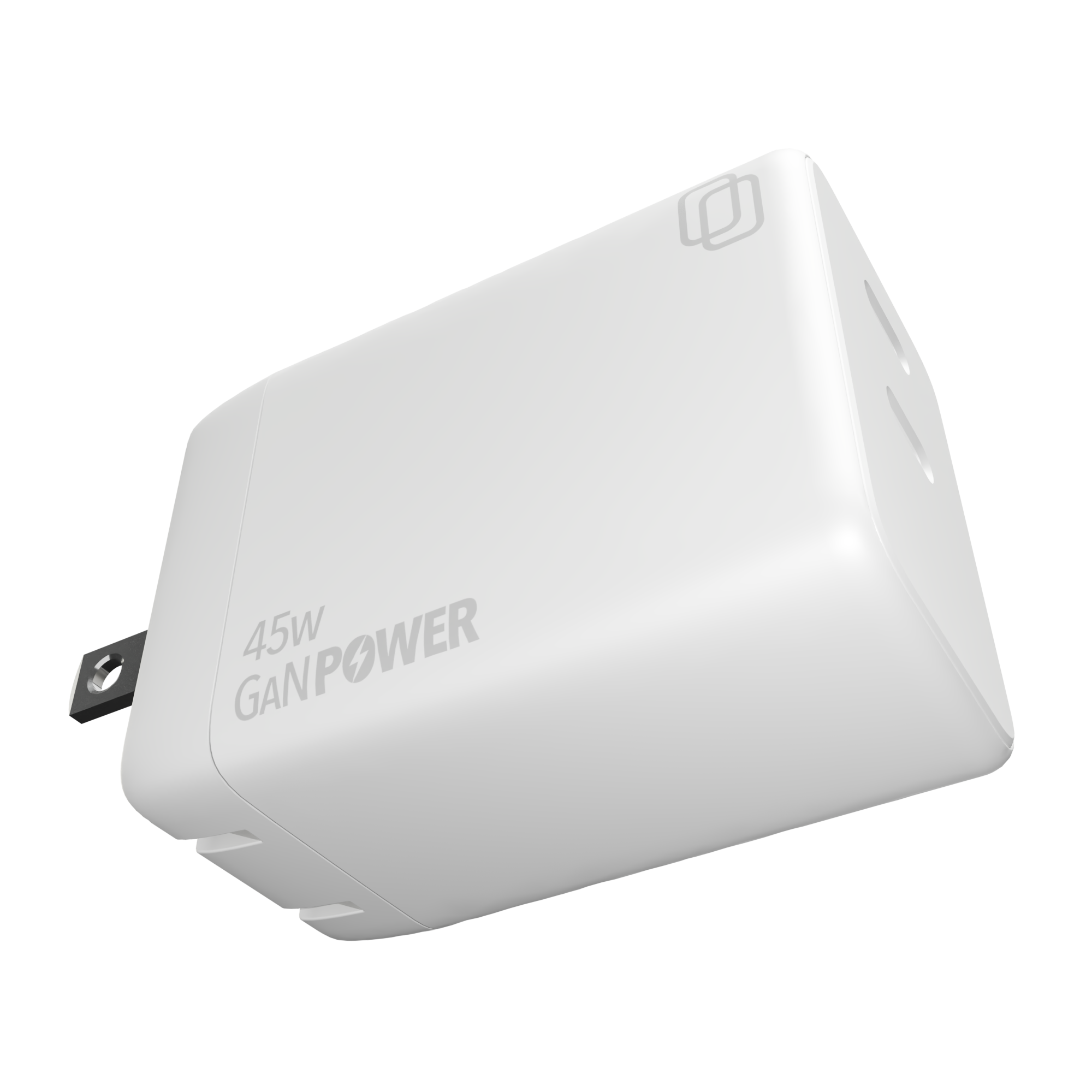 45W Dual Port GaN Wall Charger  (Type C + Type-C)