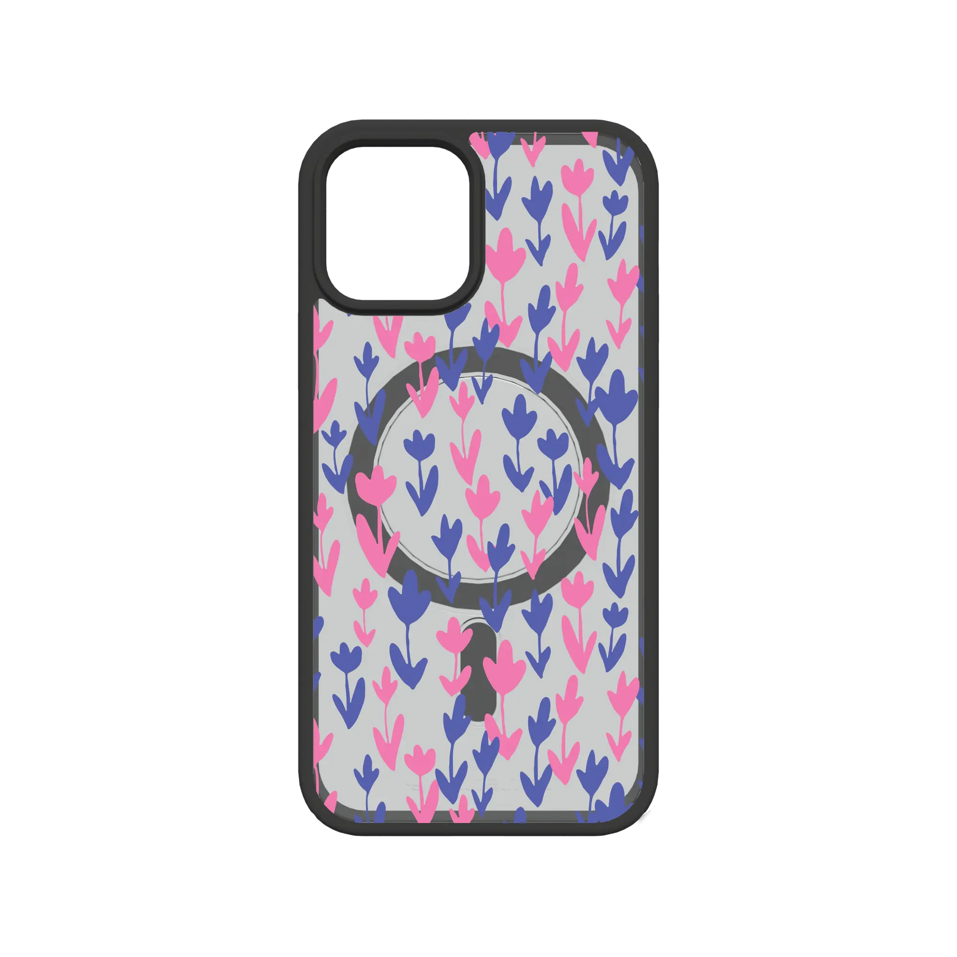 Apple-iPhone-12-12-Pro-Crystal-Clear Pastel Bloom | Protective MagSafe Case | Flower Series for Apple iPhone 12 Series cellhelmet cellhelmet